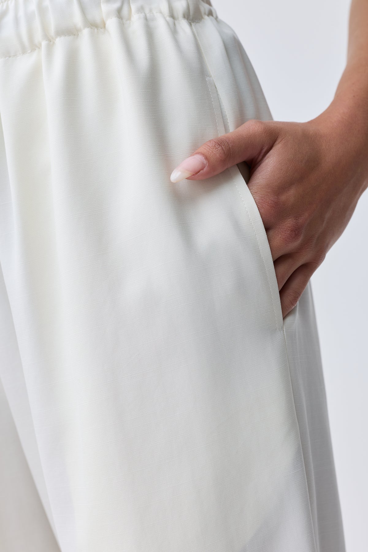 Lynches Drawstring Pant White