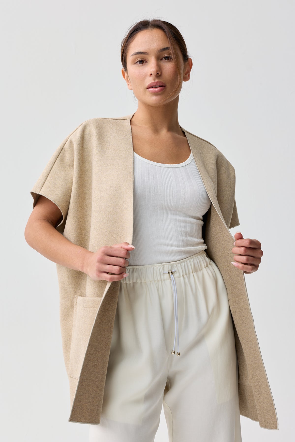 Derby Wool Poncho