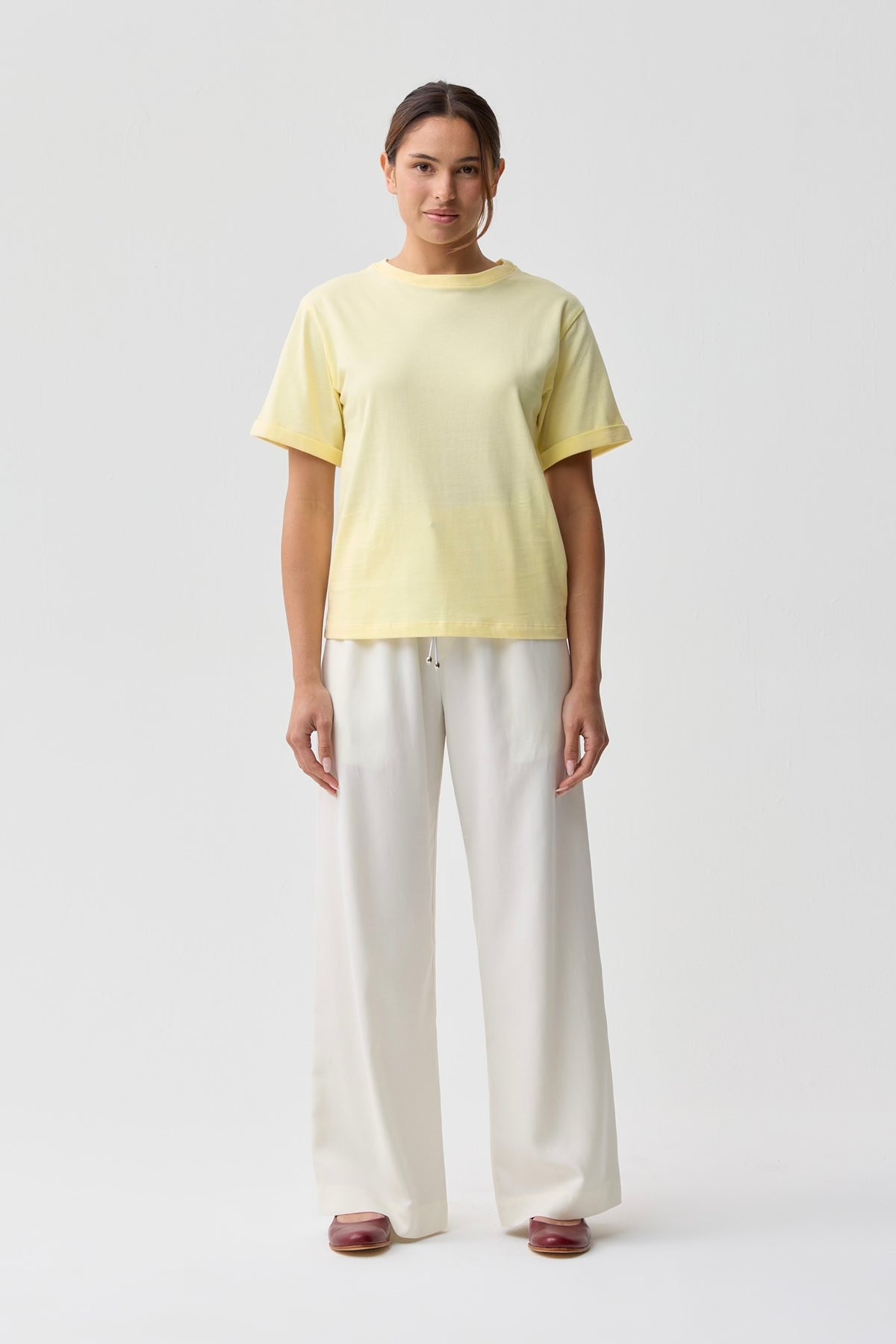 Shelly Cotton Tee Butter
