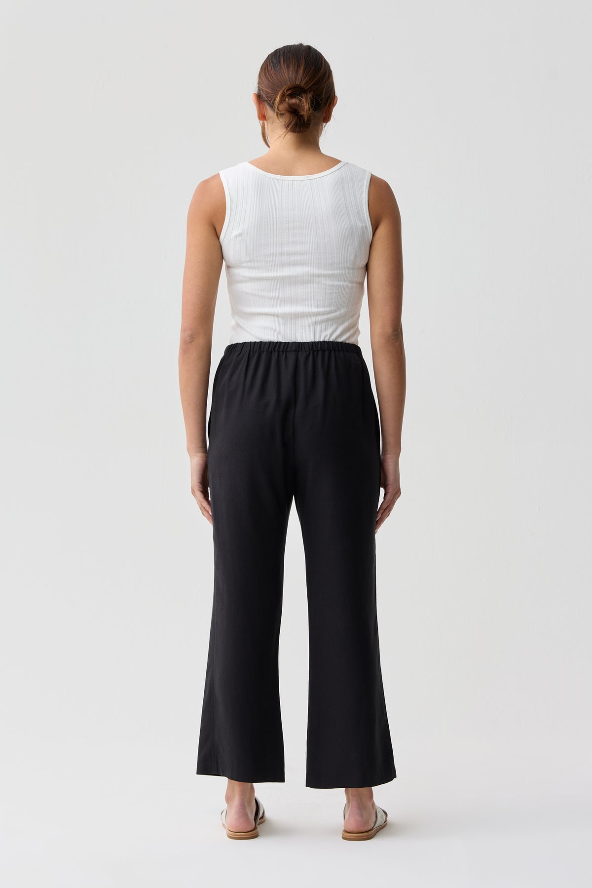 Lynches Cropped Pant Black Night