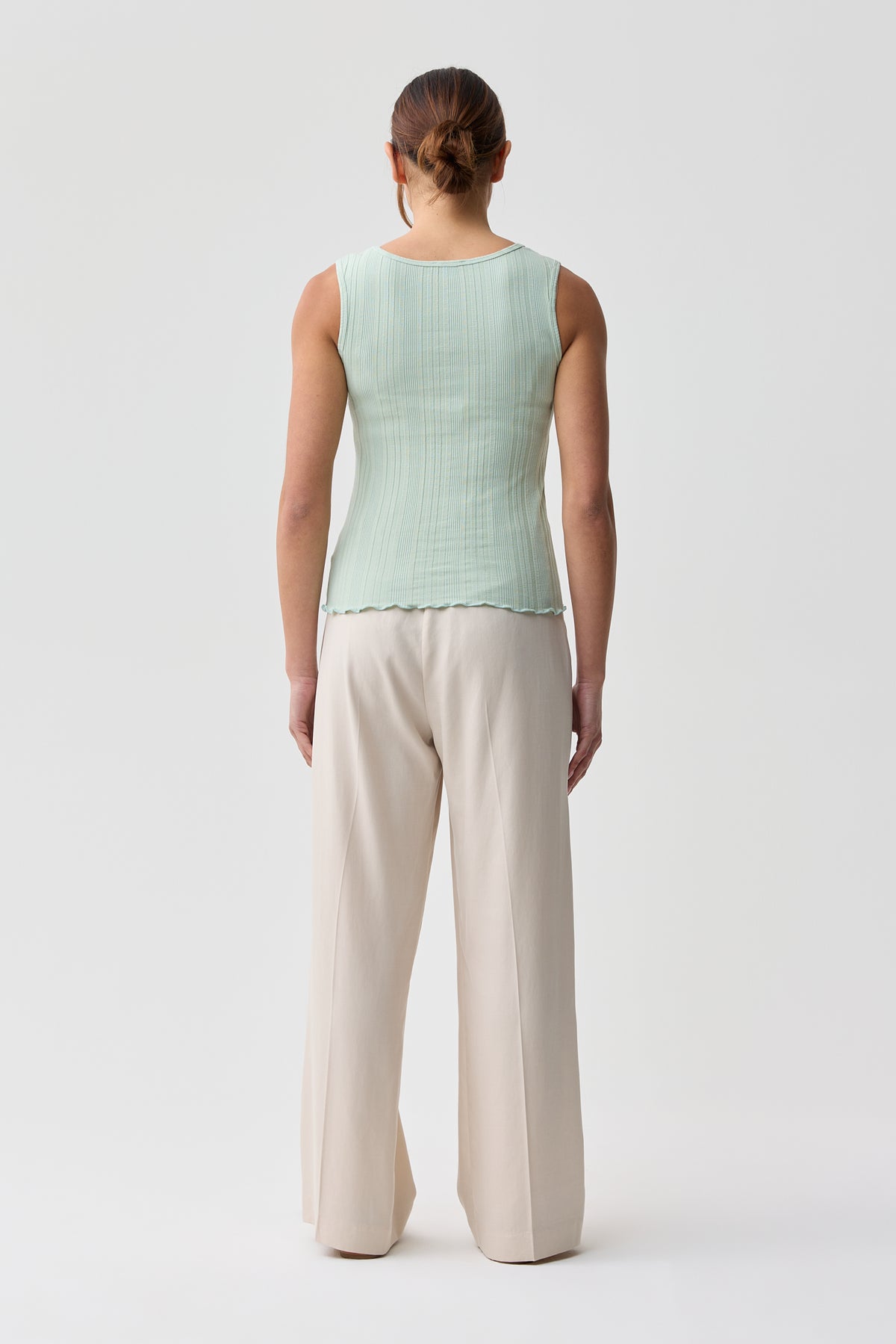 Kensington Scoop Neck Rib Tank Seafoam