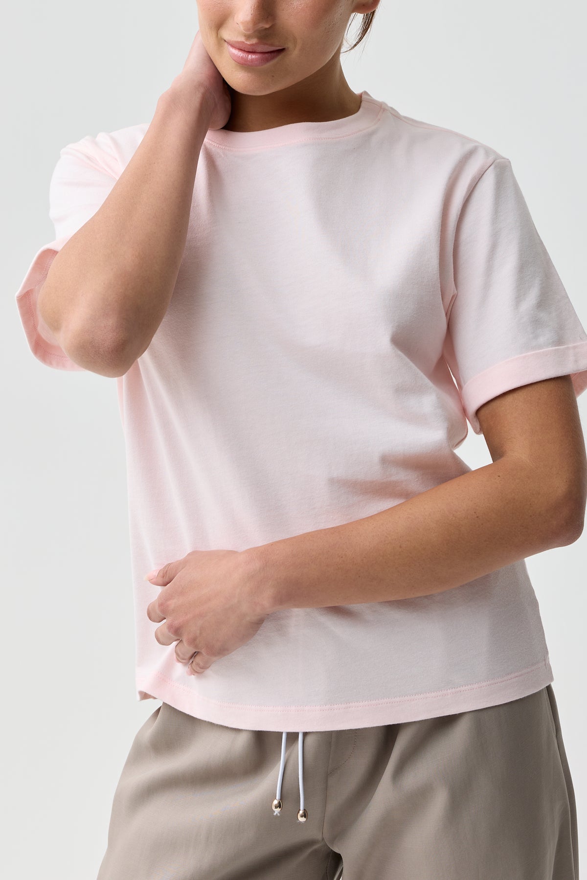 Shelly Cotton Tee Soft Soft Pink