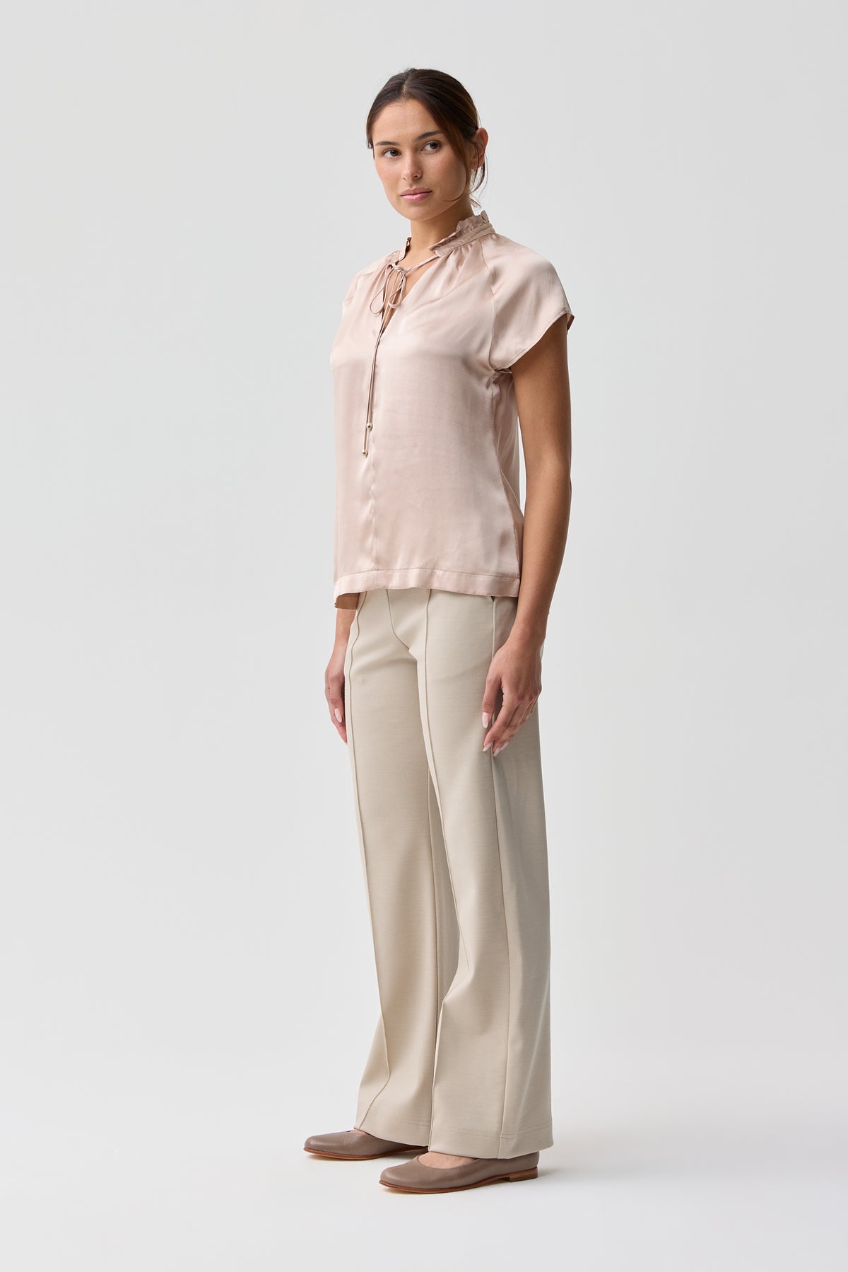 Hawthorn Silk Blouse Blush