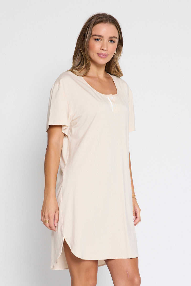 Como Nightdress Soft Sand