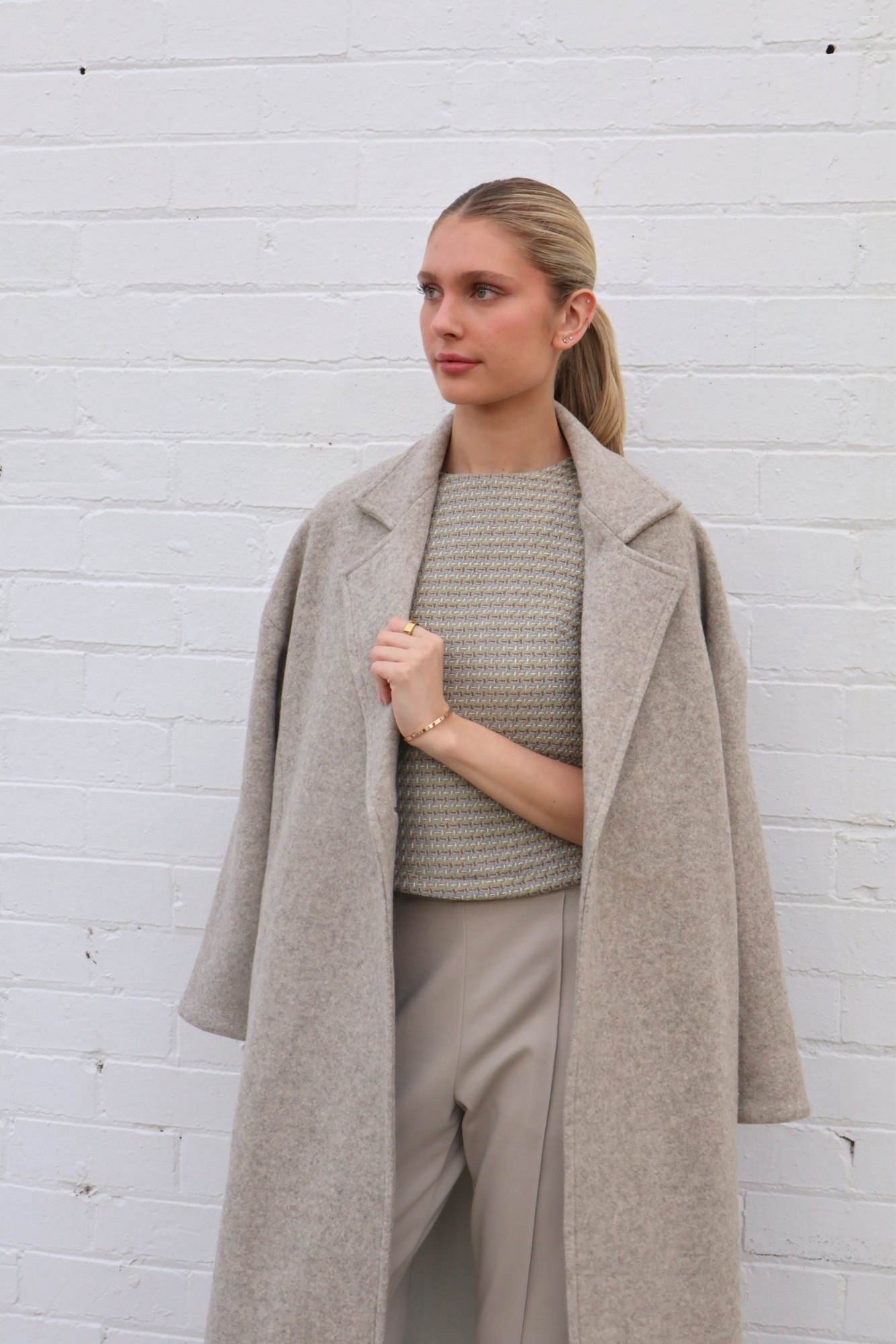 Fairbank Tweed Shell Top