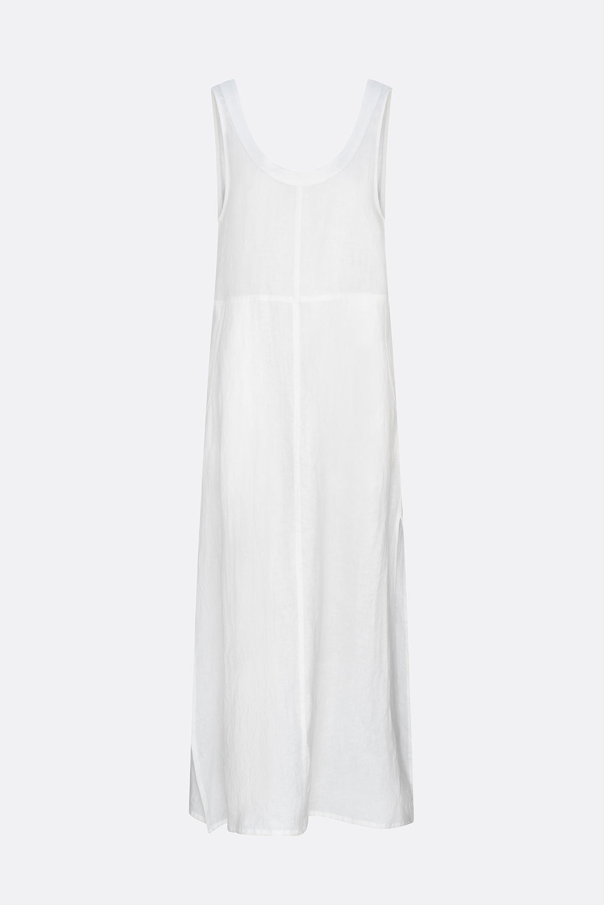 Indi Linen Maxi Dress White