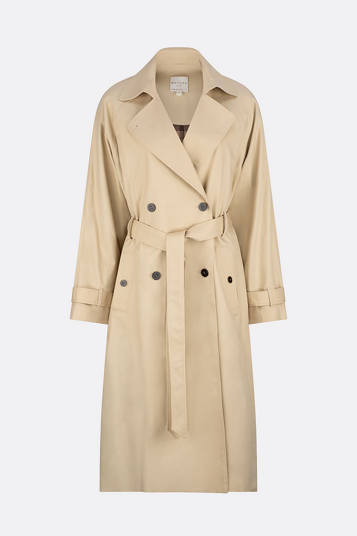 Blythe Natural Trench Coat
