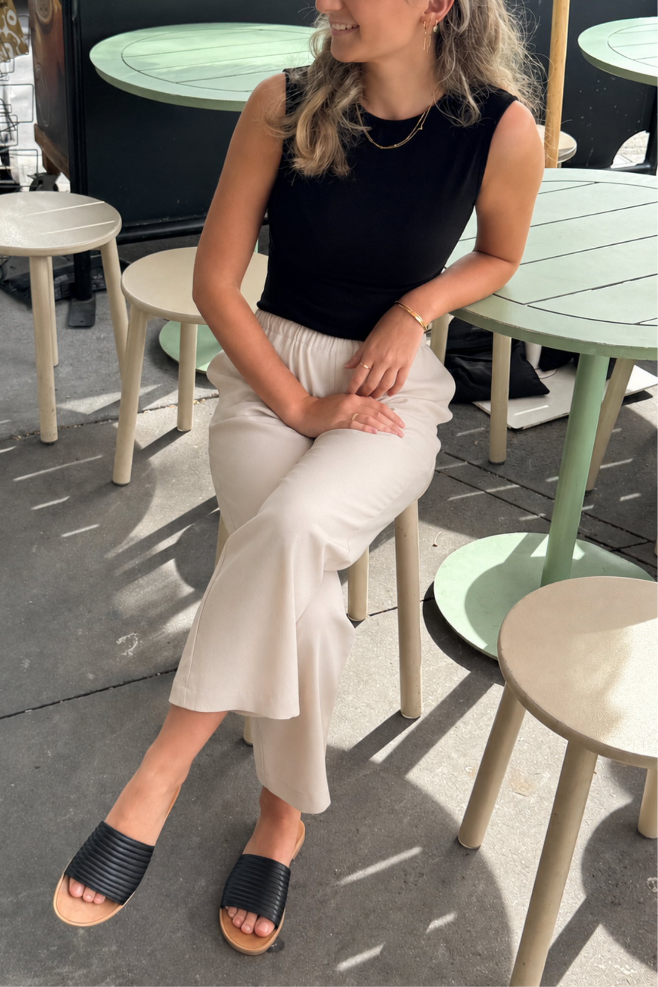 Lynches Cropped Pant Natural