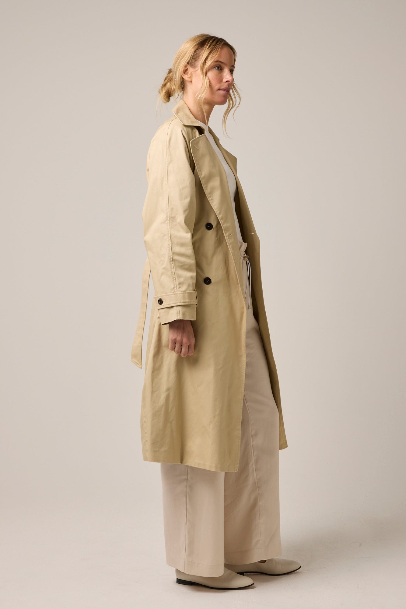 Blythe Natural Trench Coat
