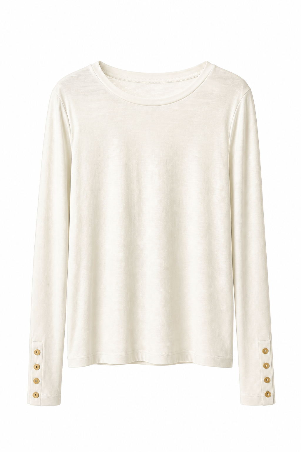 Mallee Merino Wool Boat Neck Long Sleeve Natural White