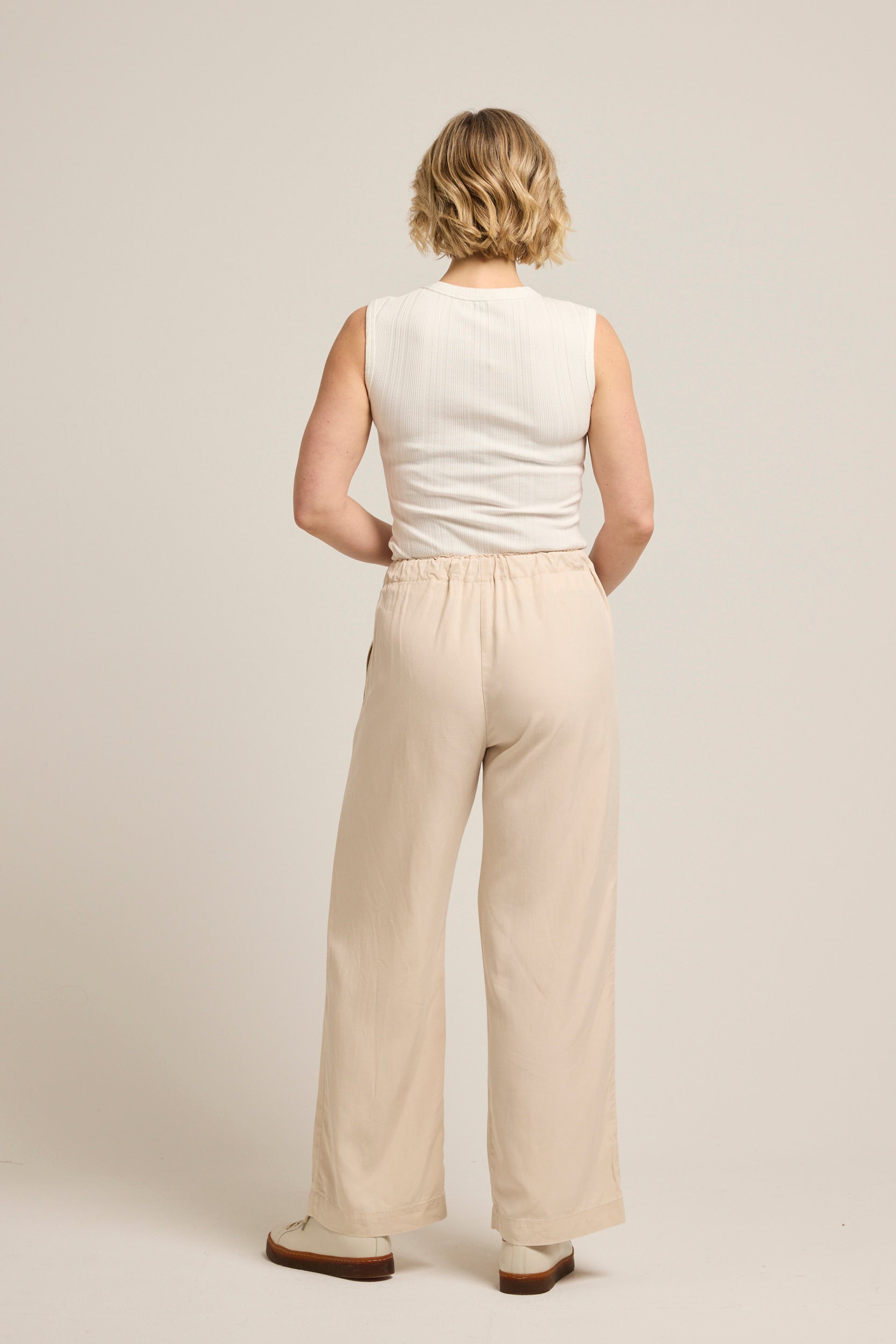 Lynches 2 Drawstring Pant Natural