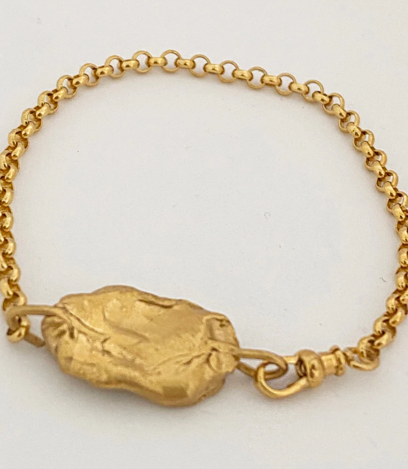 BG The Form Bracelet Sterling Silver with 22k Gold Plating