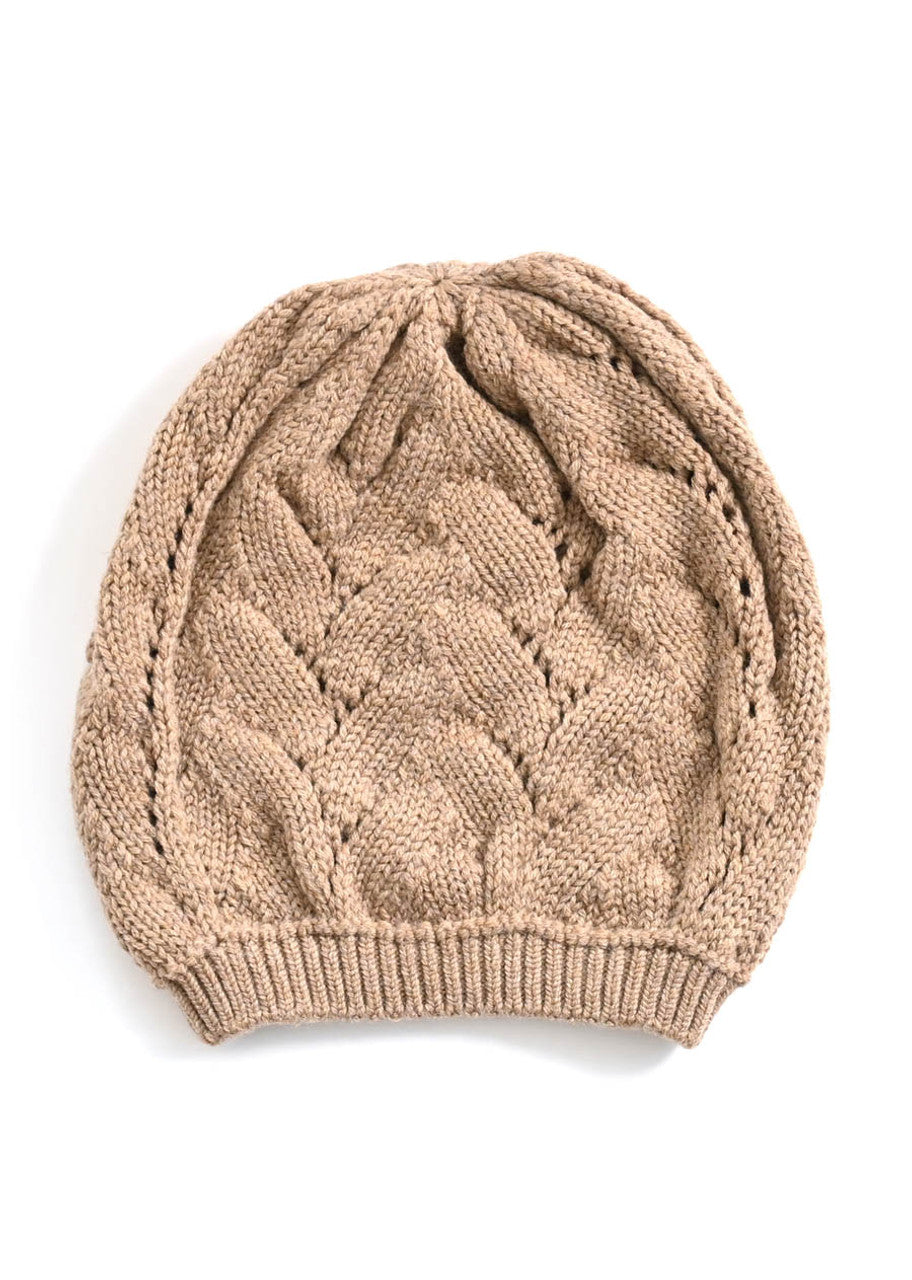 camilla beanie cashew