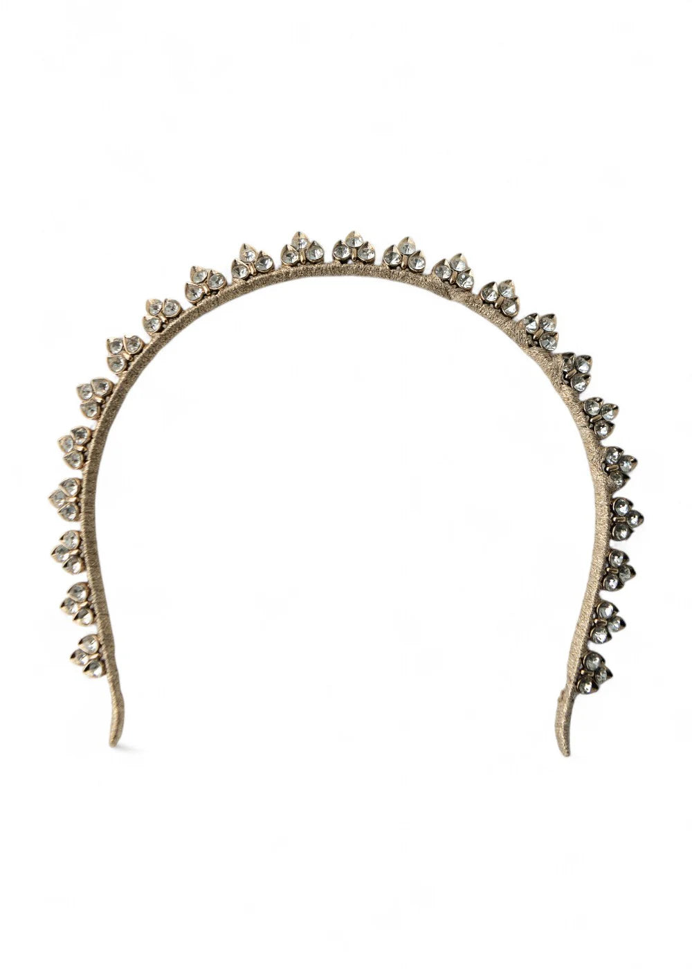gold headband modern bridal accessory