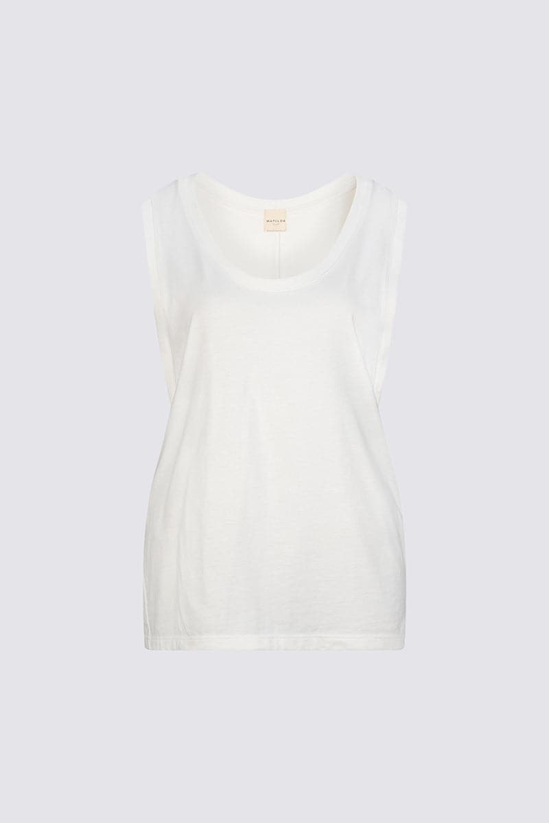 Elliot Tank Natural White