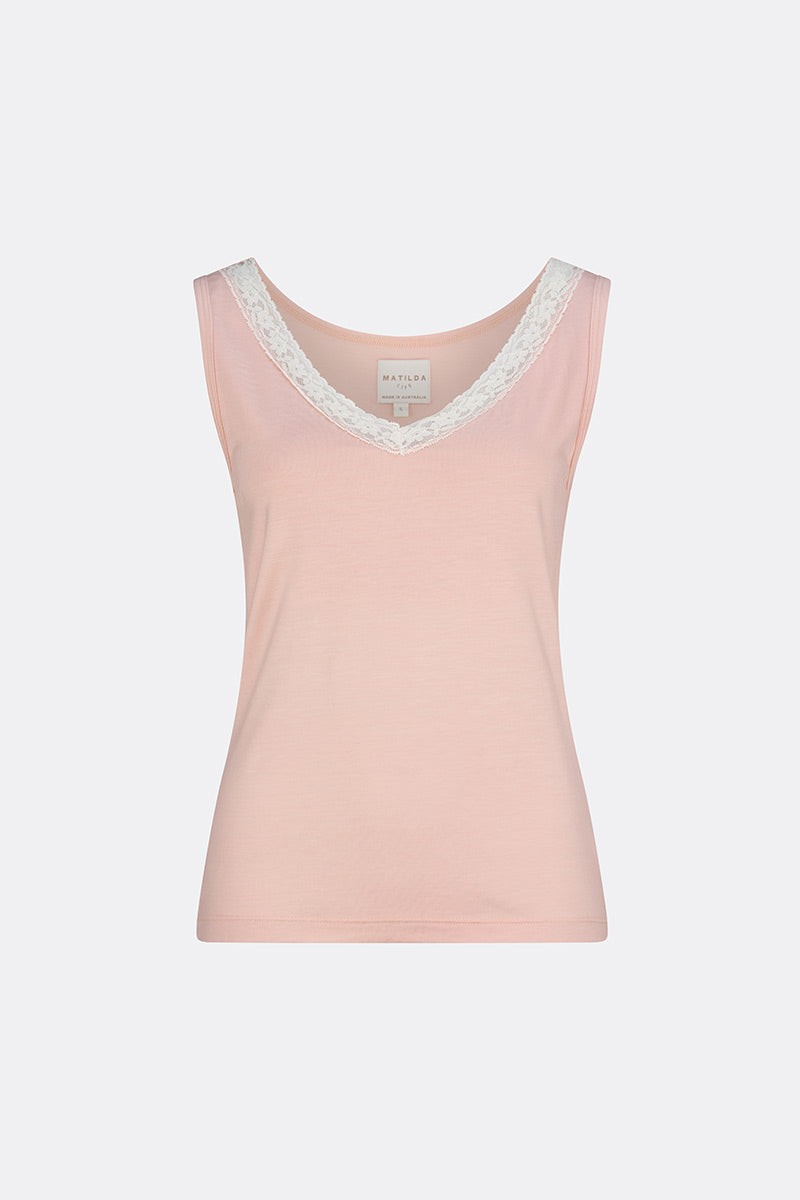 Como Sleep Tank Pink Salt Lake