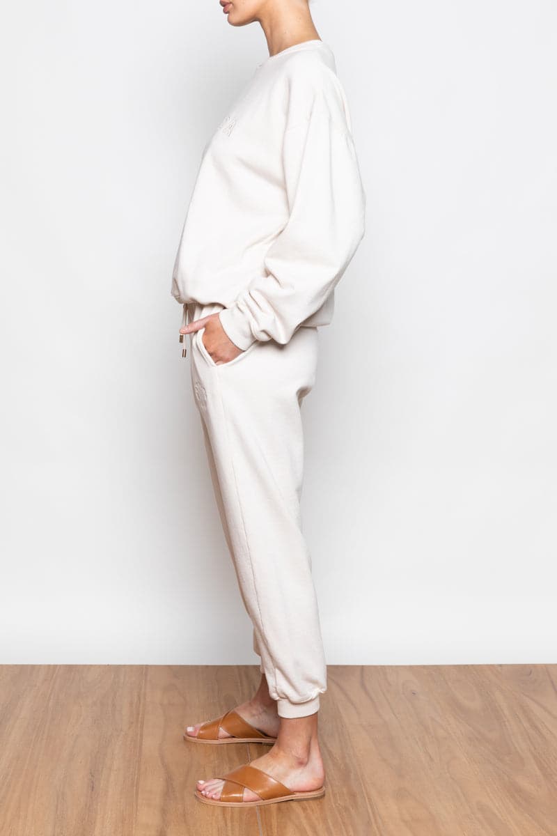 Lorne Track Pant Bleached Sand