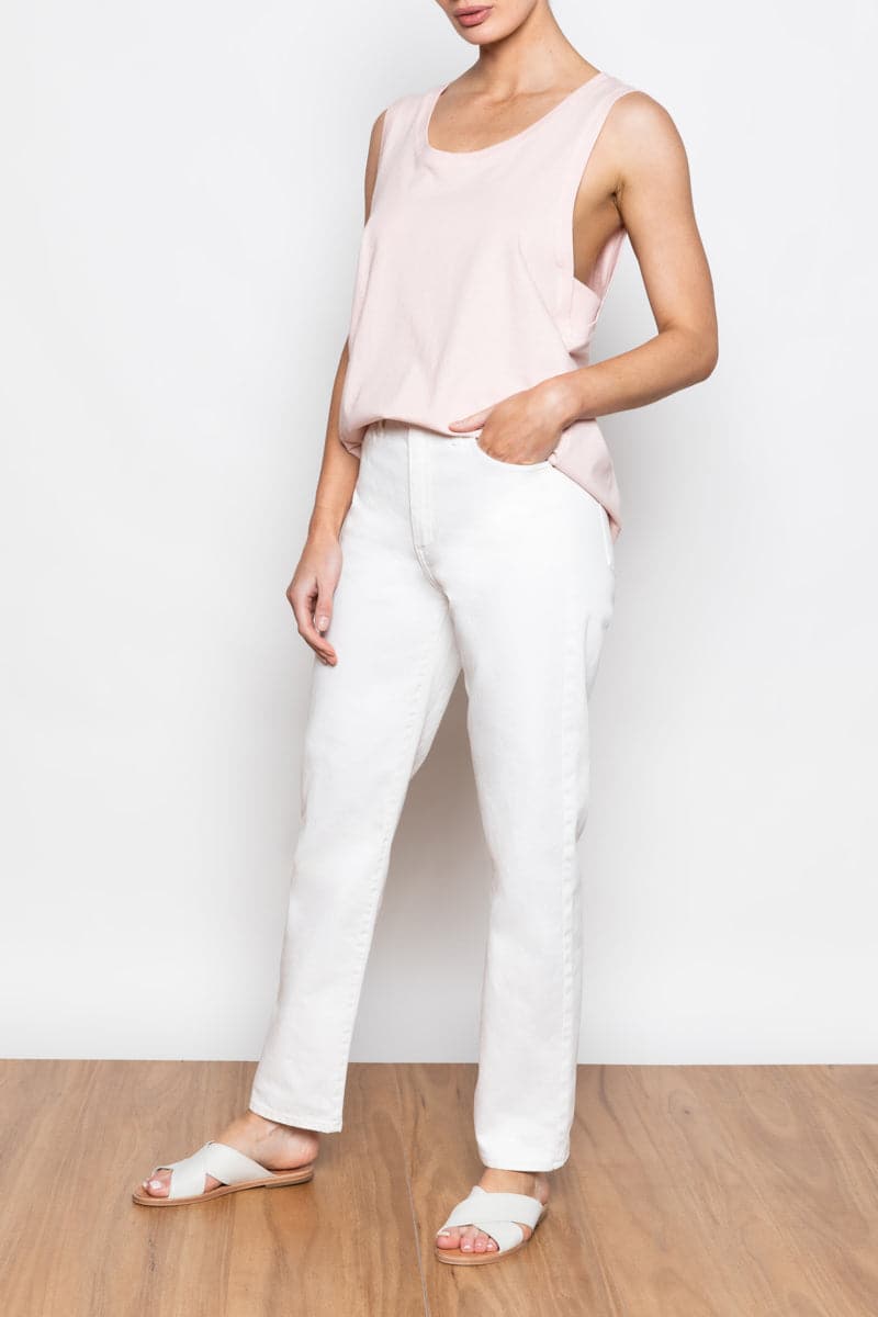 Cronulla Straight Leg Jean Natural White