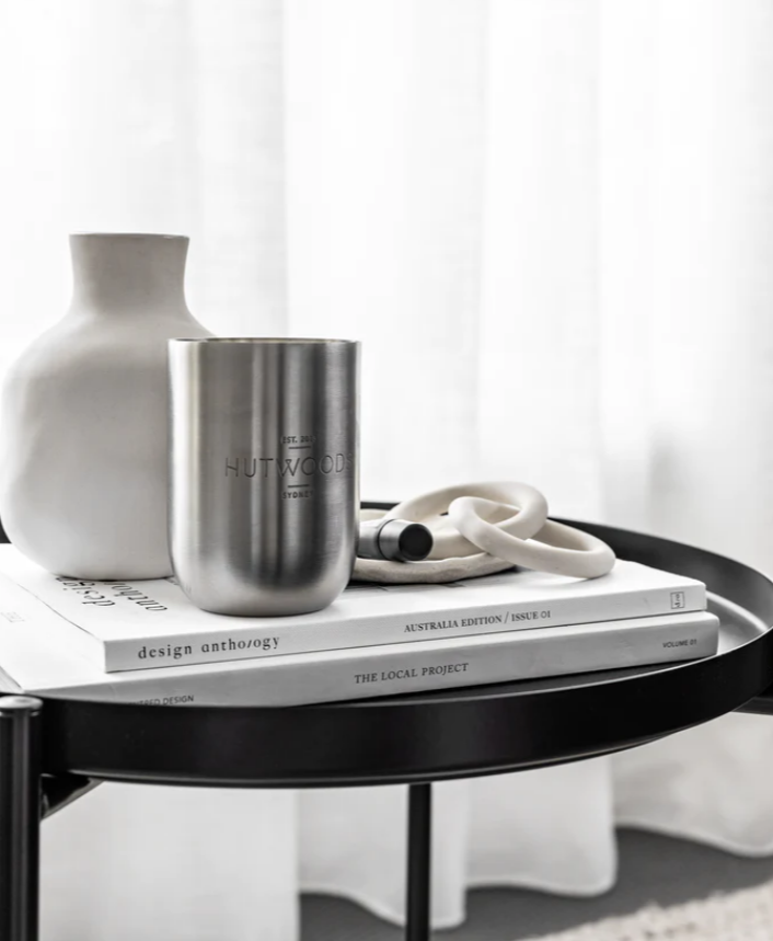 HW Thyme & Olive Leaf Luxury Silver Candle