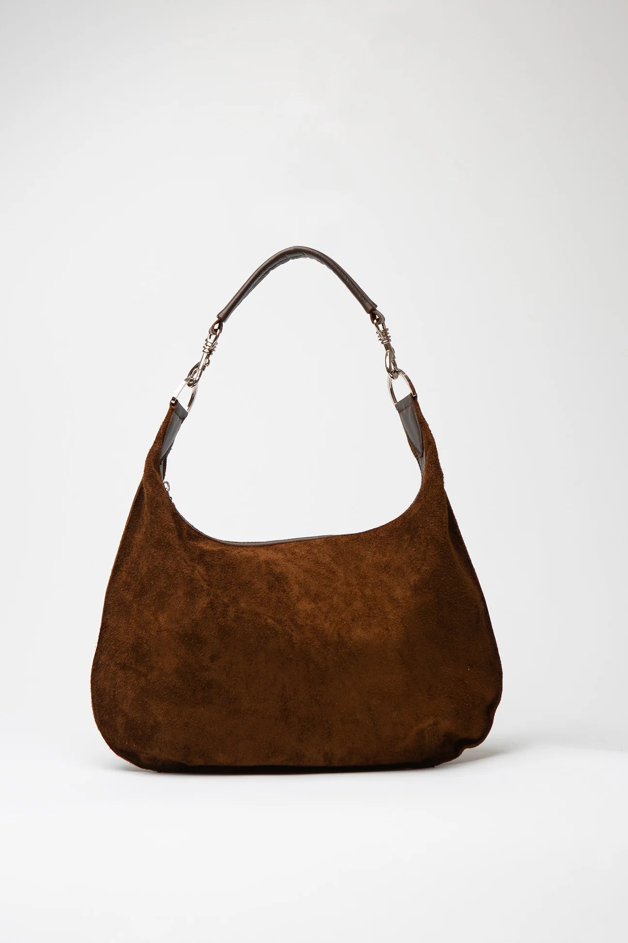TG Sienna Slouch Shoulder Bag Suede Chocolate