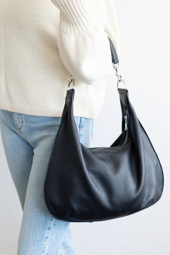 TG Sienna Slouch Shoulder Bag Black