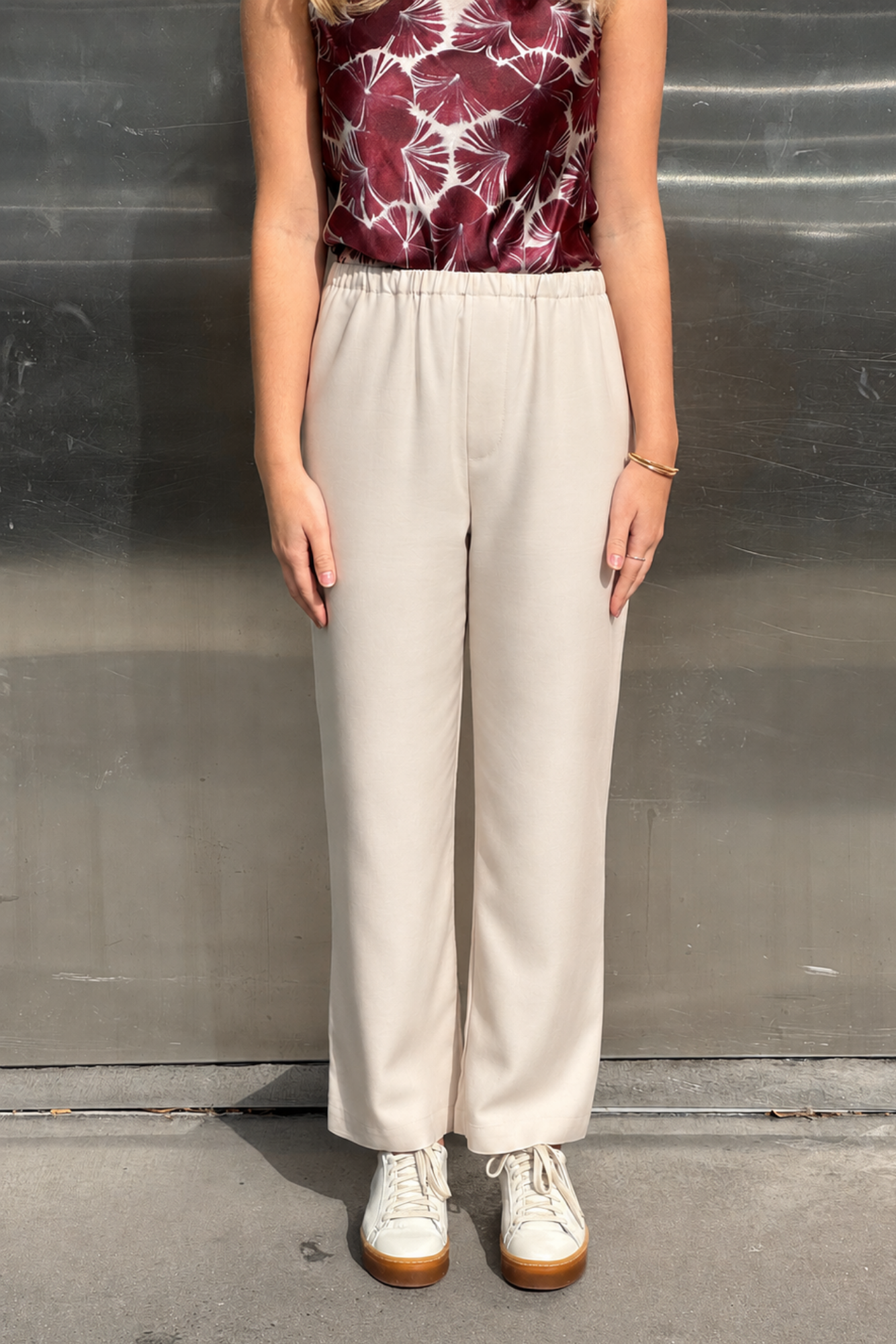 Lynches Cropped Pant Natural