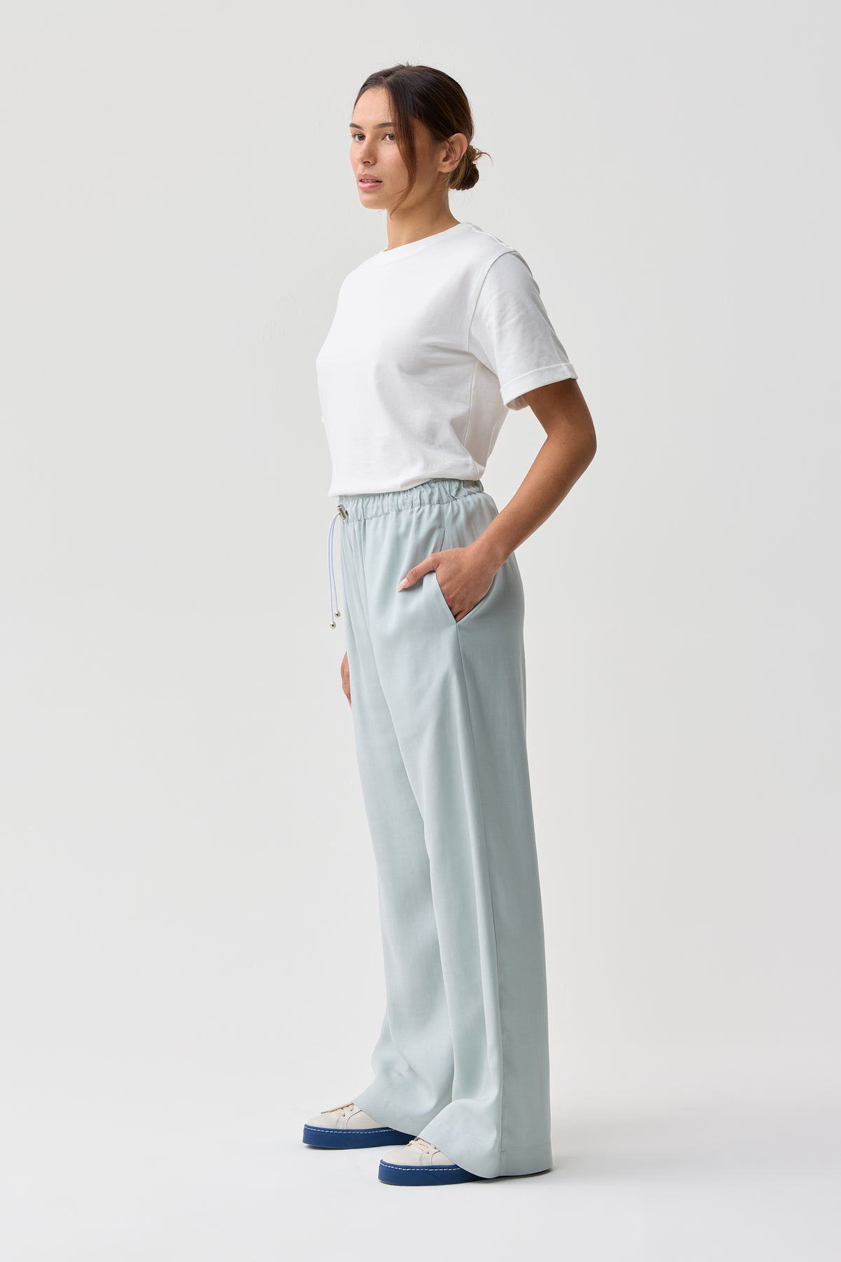 Lynches Drawstring Pant Powder Blue