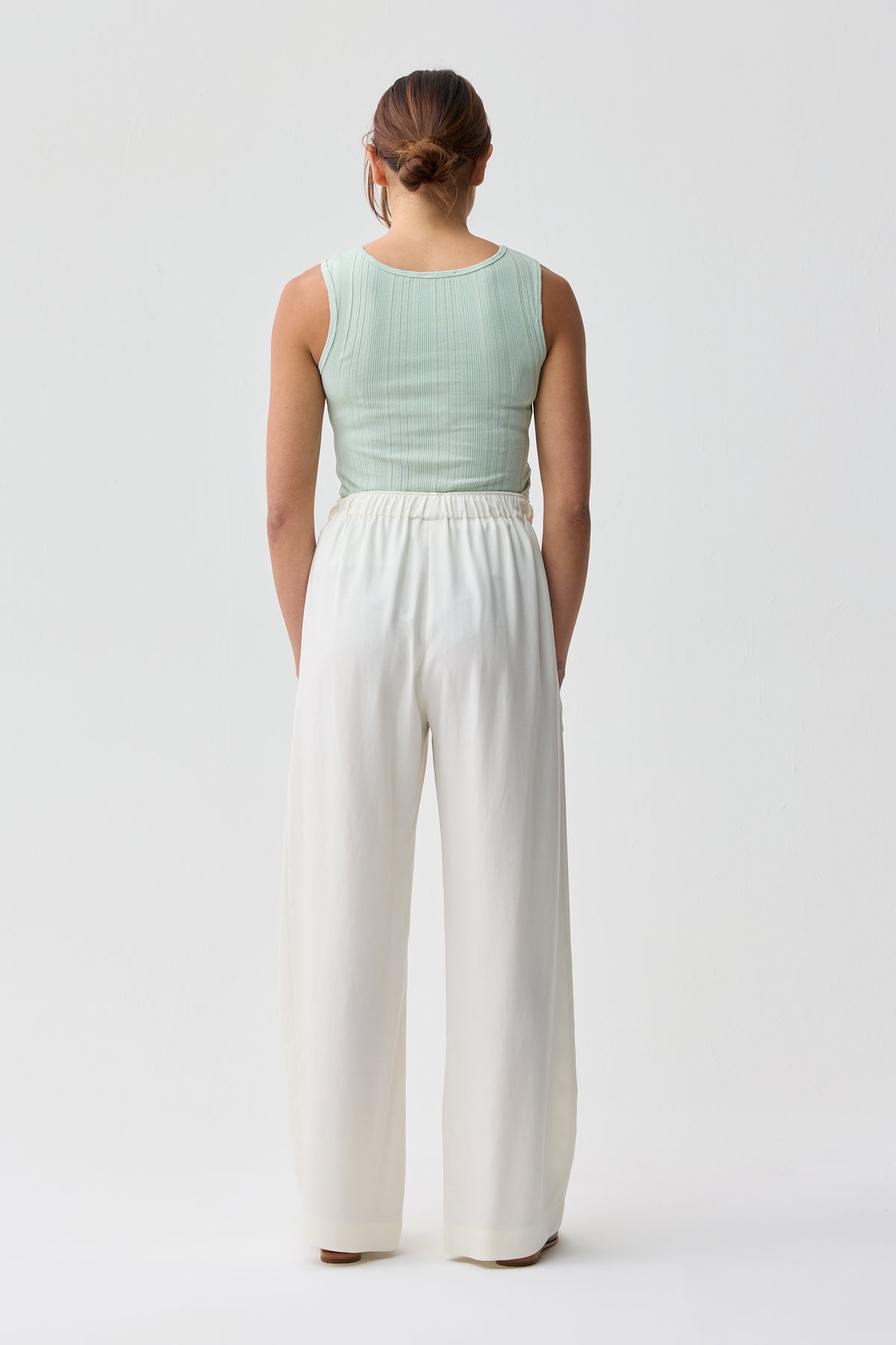 Lynches Drawstring Pant White