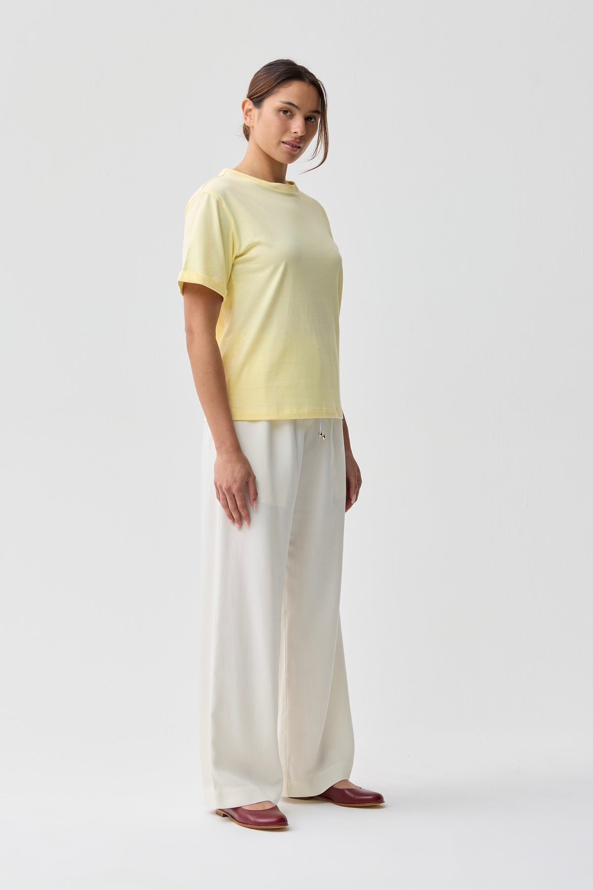 Shelly Cotton Tee Butter