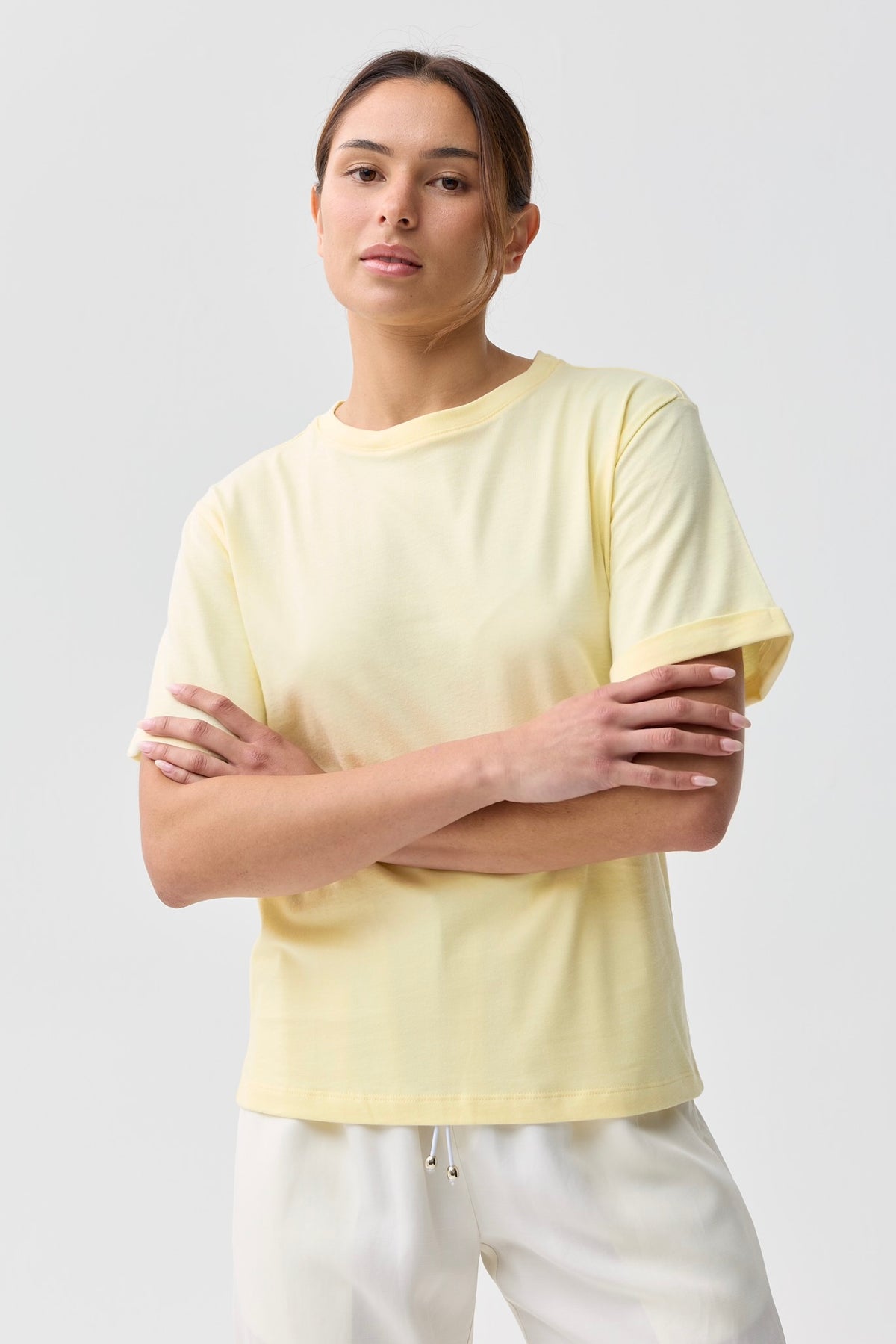 Shelly Cotton Tee Butter