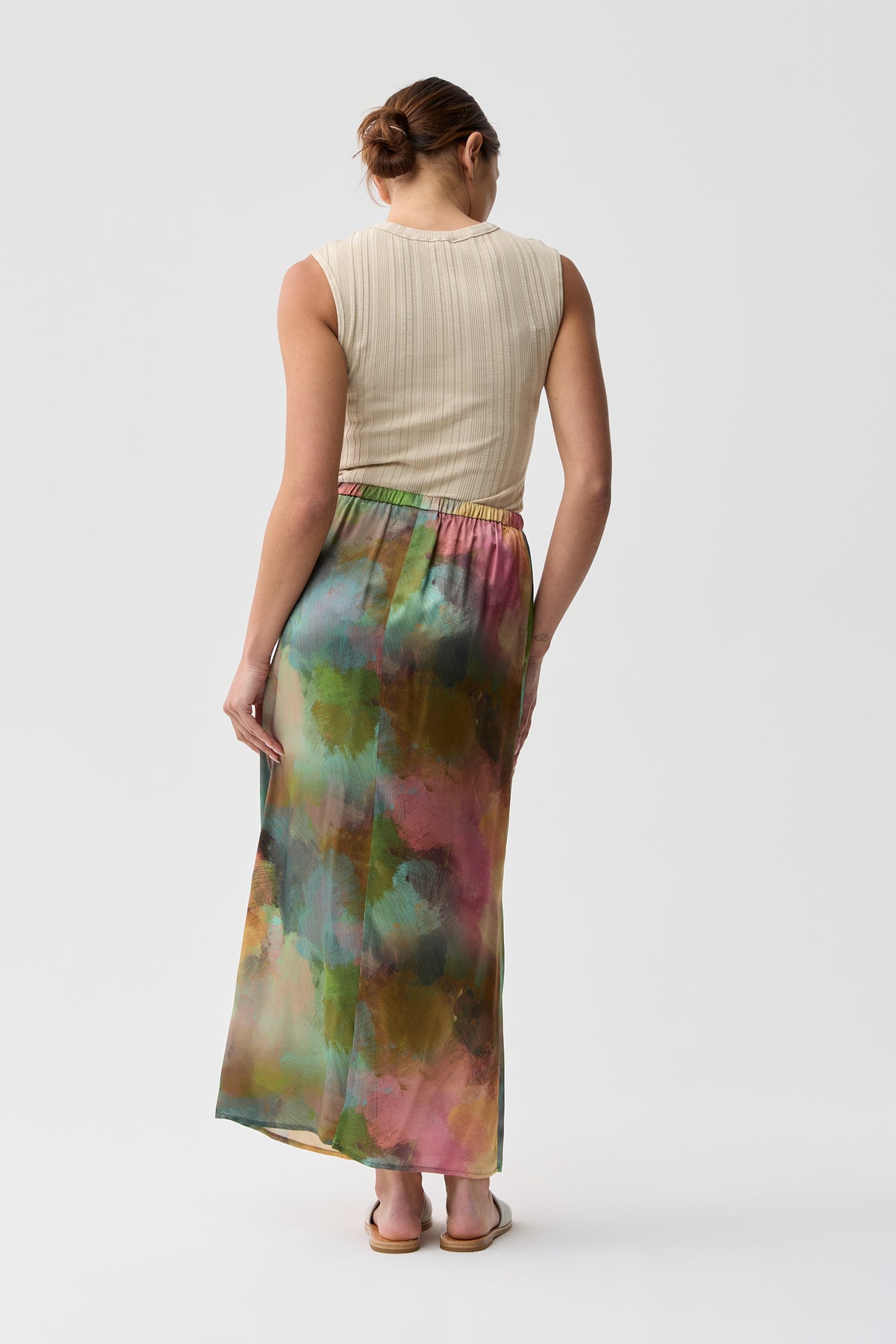 Auburn Silk Skirt