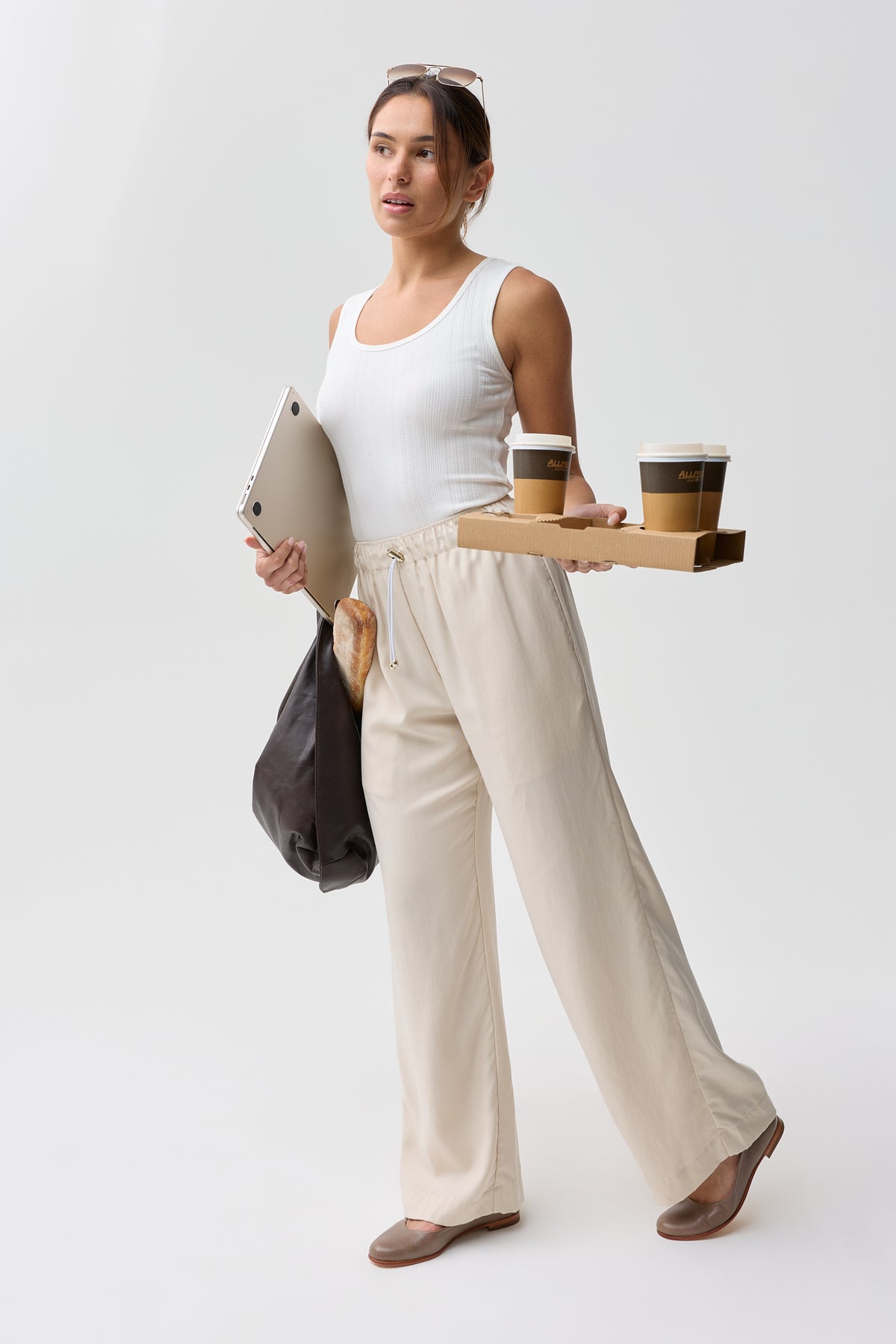Lynches Drawstring Pant Natural