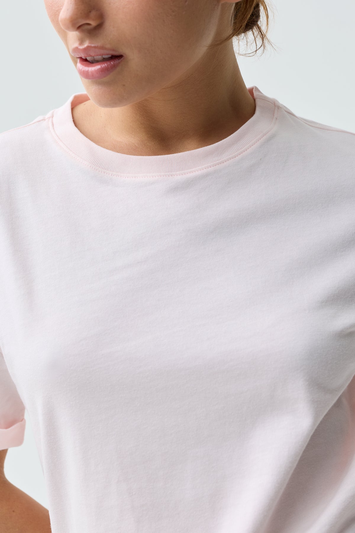 Shelly Cotton Tee Soft Soft Pink