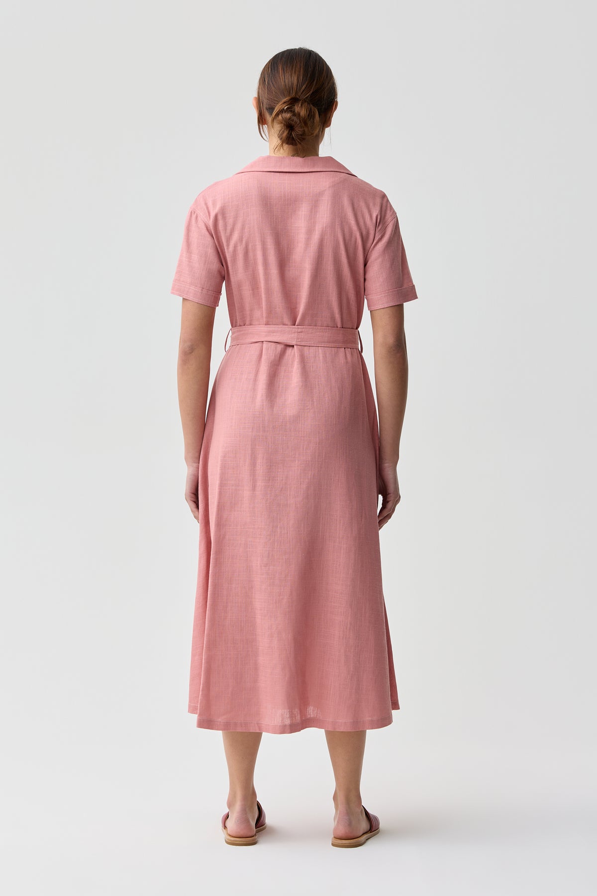 Ormond Midi Dress Salmon Pink