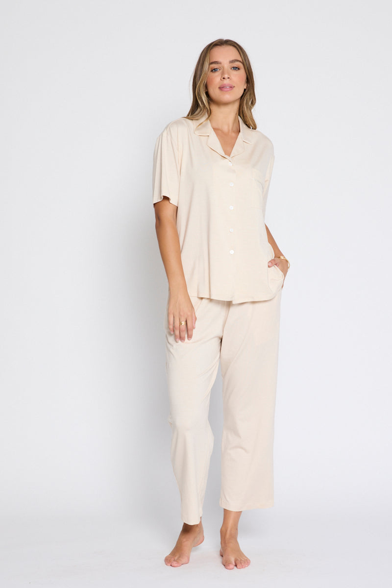 Como 3/4 Sleep Pant Soft Sand
