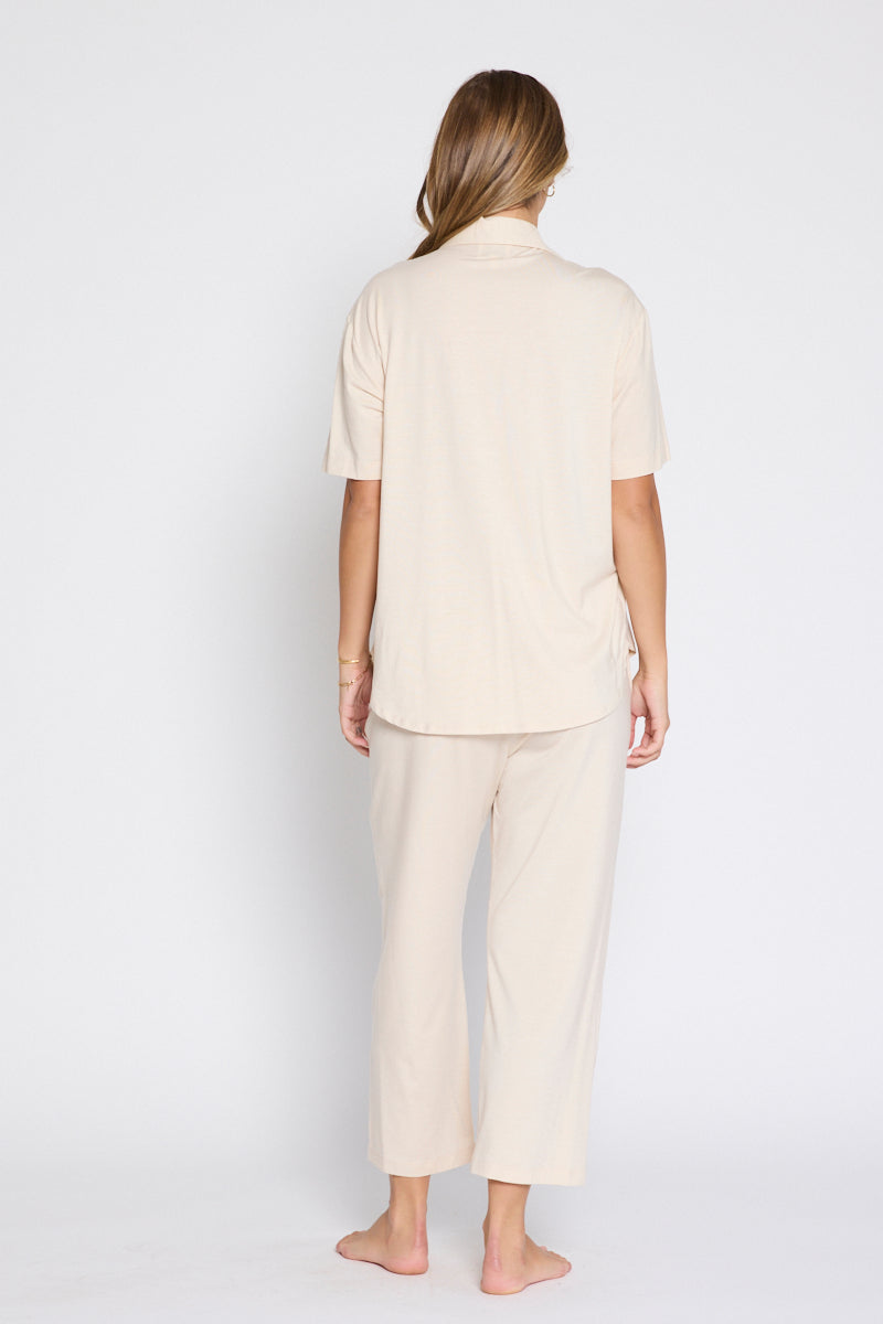 Como 3/4 Sleep Pant Soft Sand