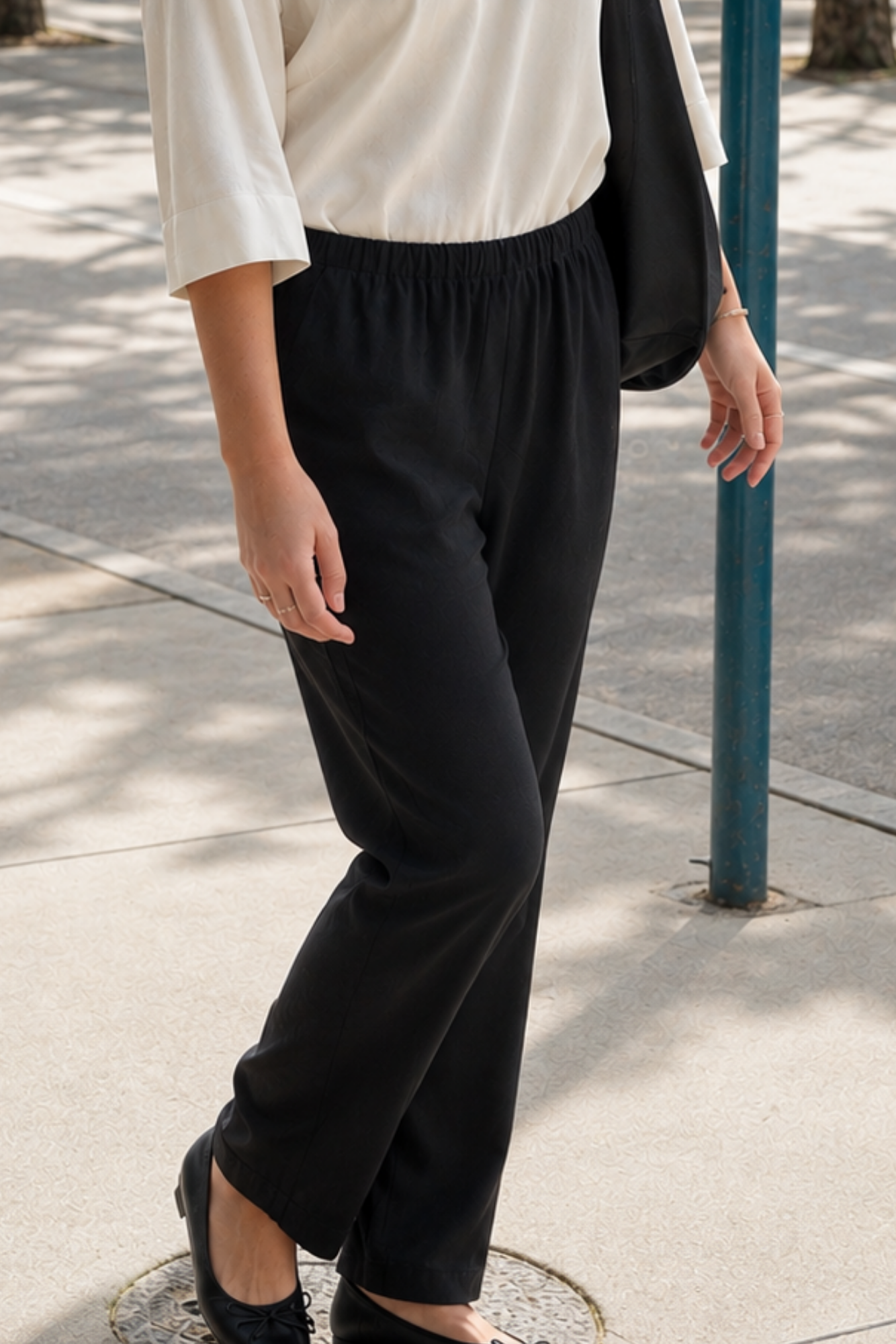 Lynches Cropped Pant Black Night