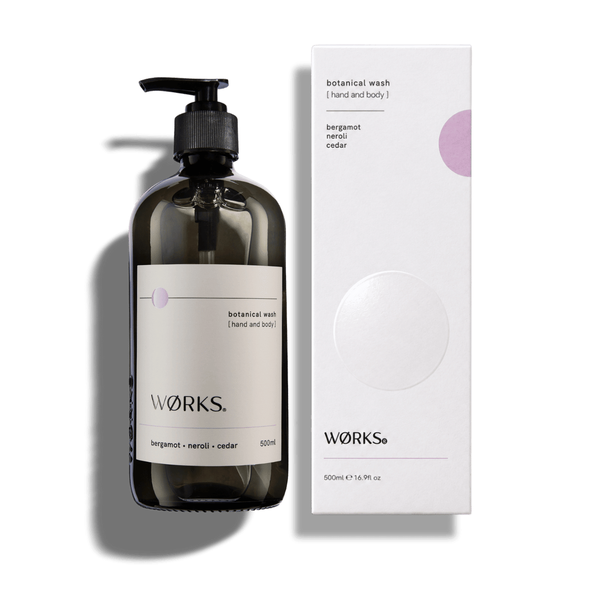 W Bergamot Botanical Wash 500ml