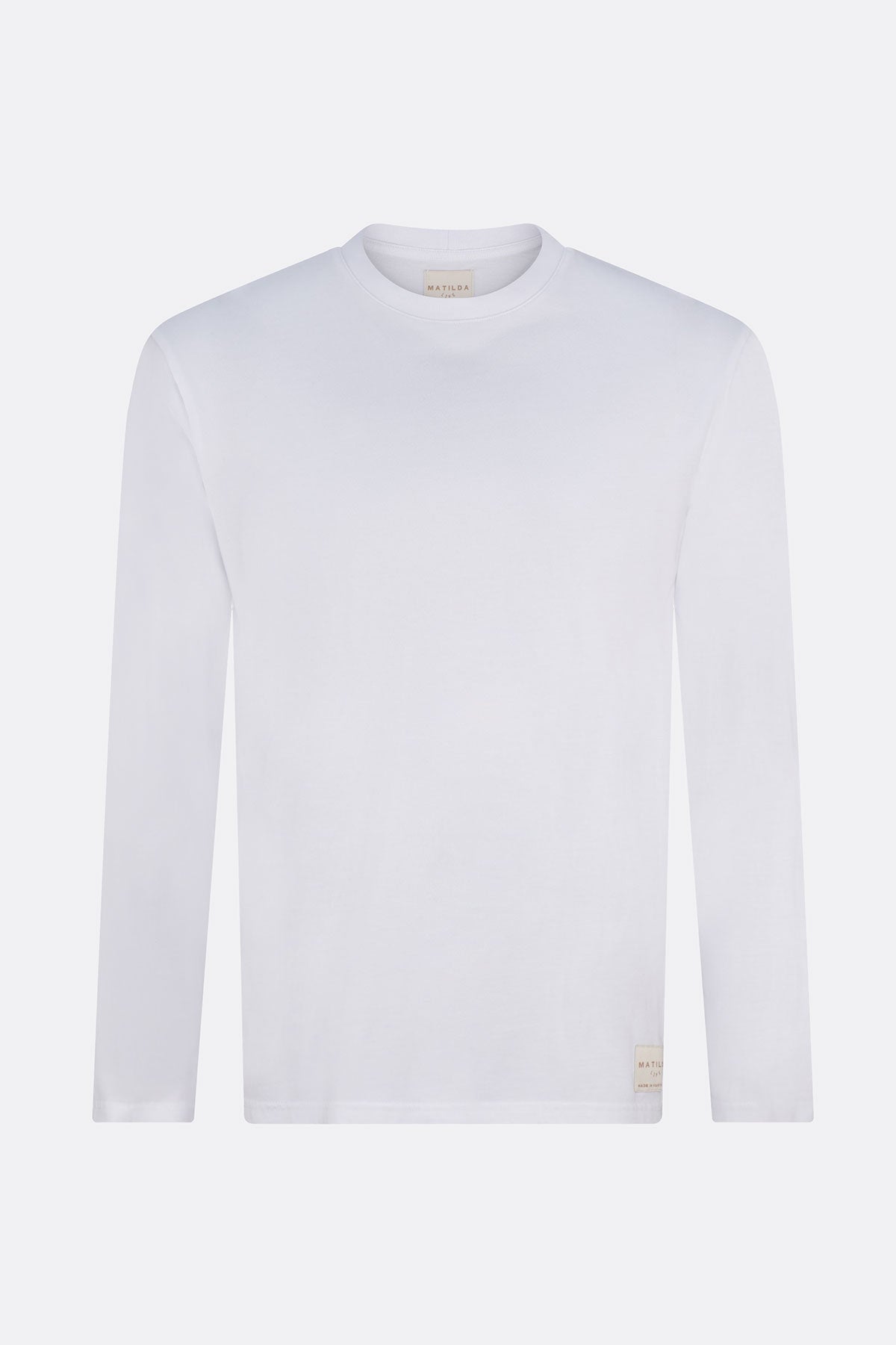 James Men's Long Sleeve Tee Bright White