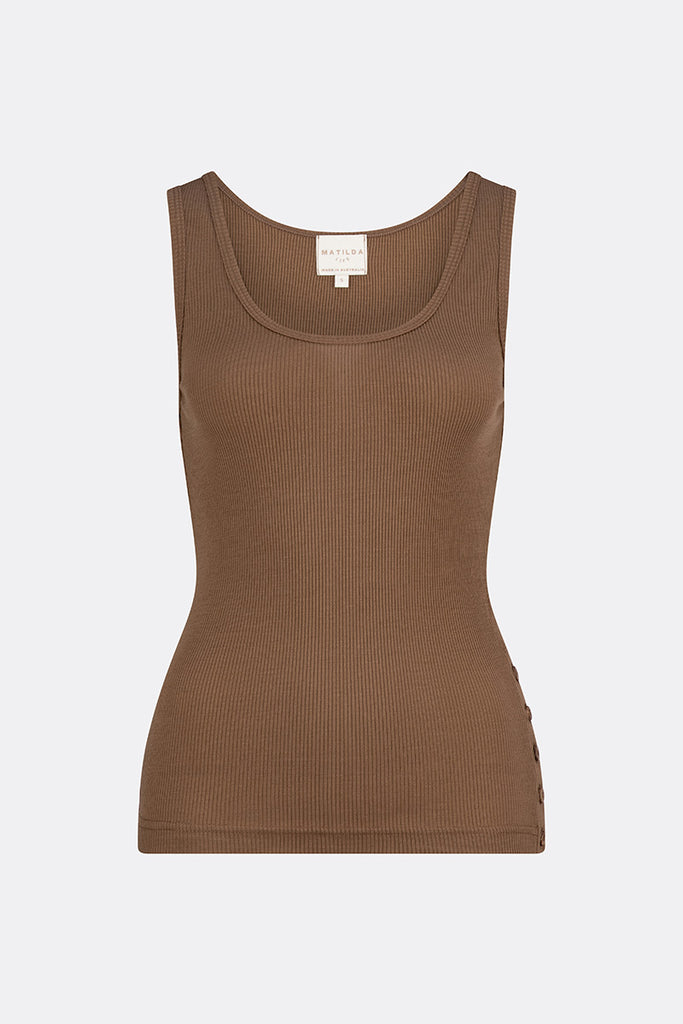 Eden Soft Merino Wool Tank Toffee
