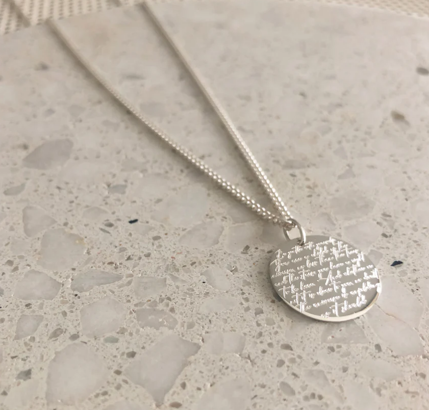 TB Desiderata Necklace Silver