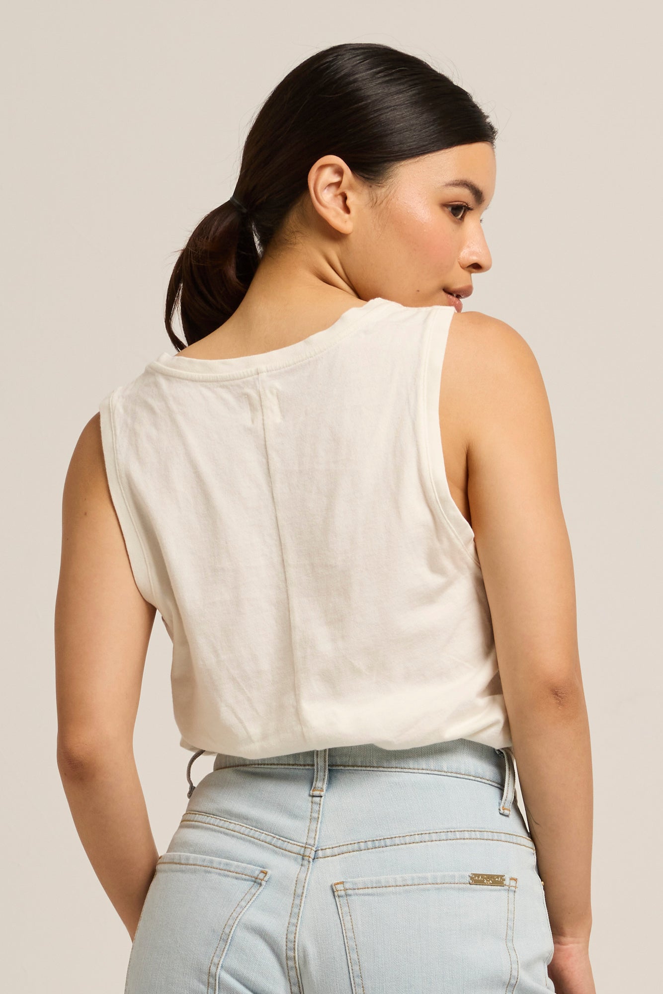 Elliot Tank Natural White