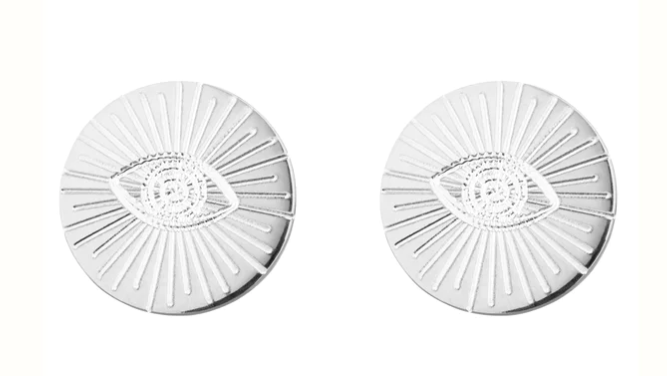 TB Eye of Providence Stud earrings - Silver