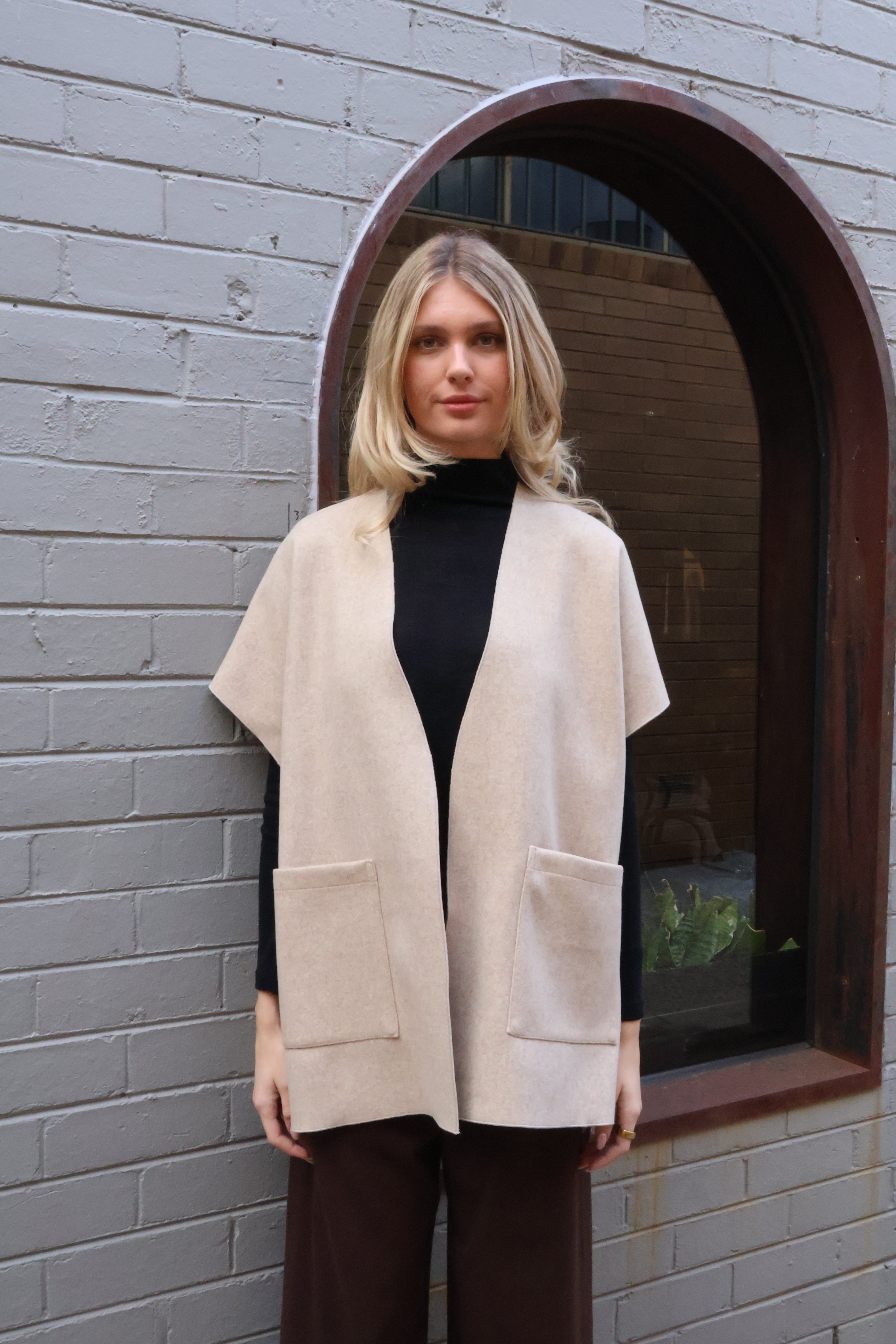 Derby Wool Poncho