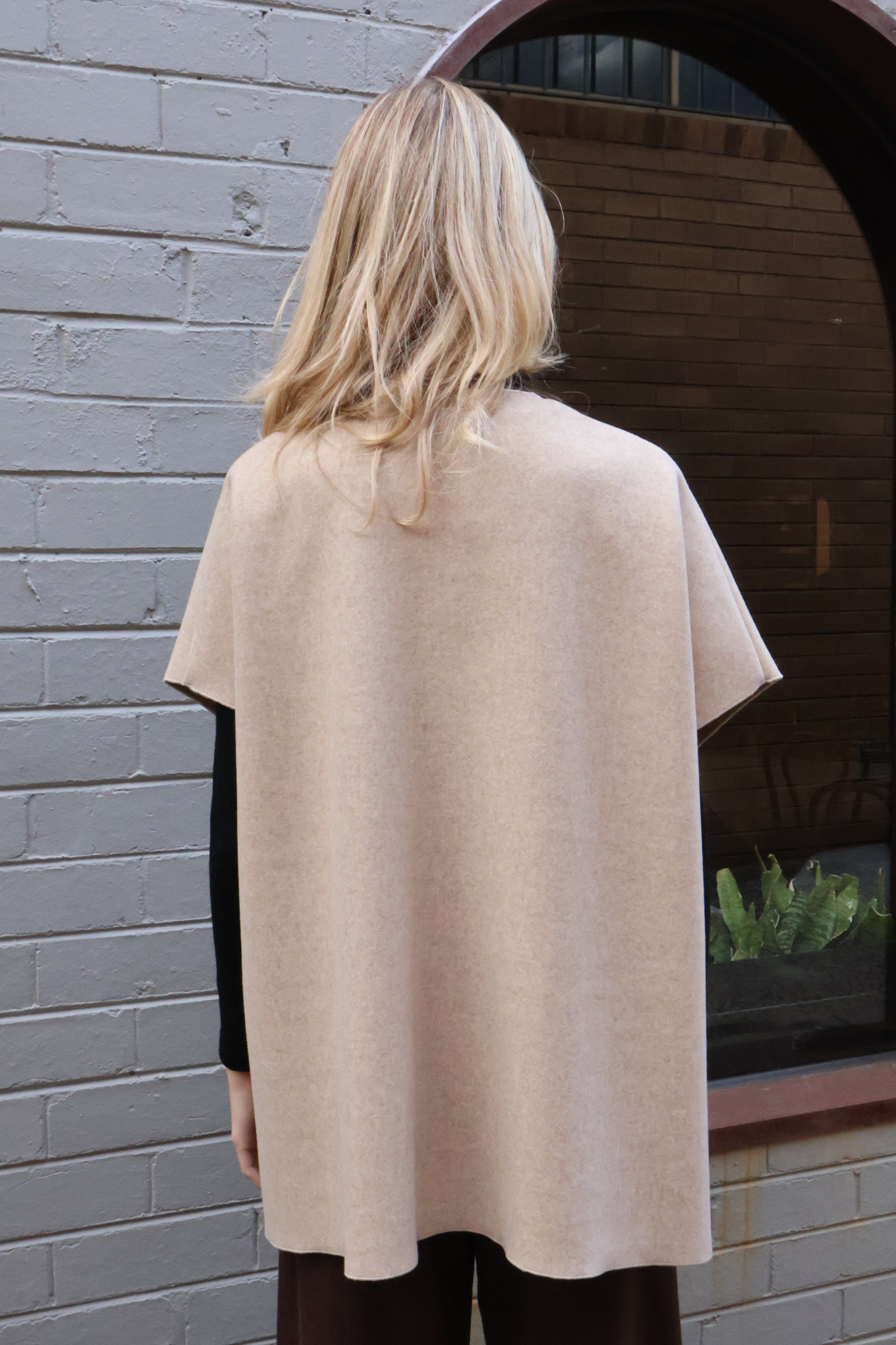 Derby Wool Poncho
