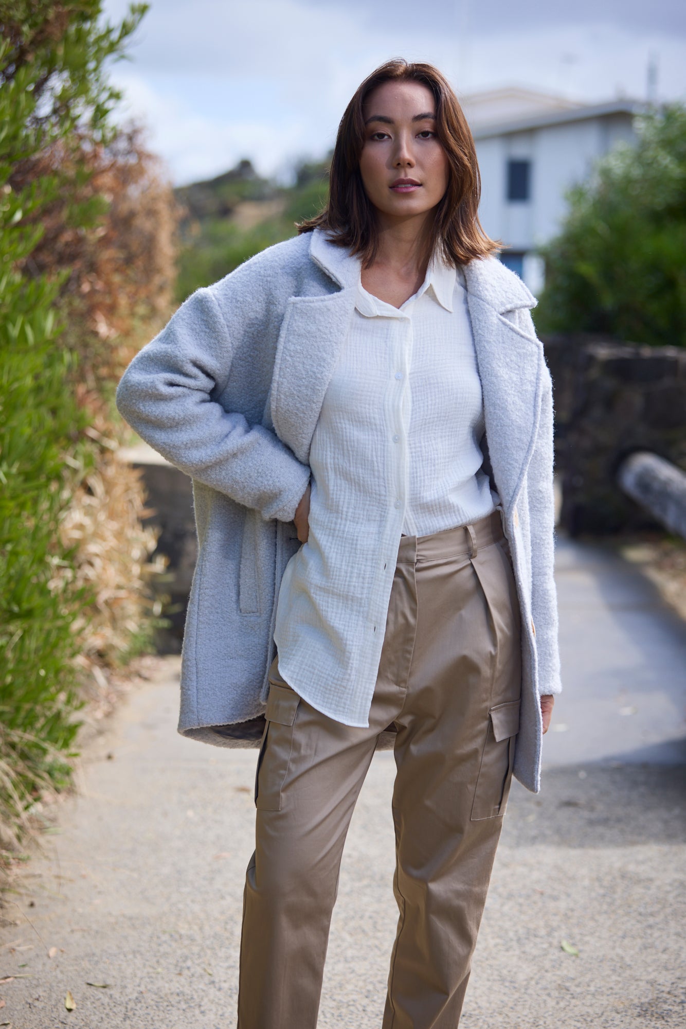 Serina Cargo Pant Dark Sandstone