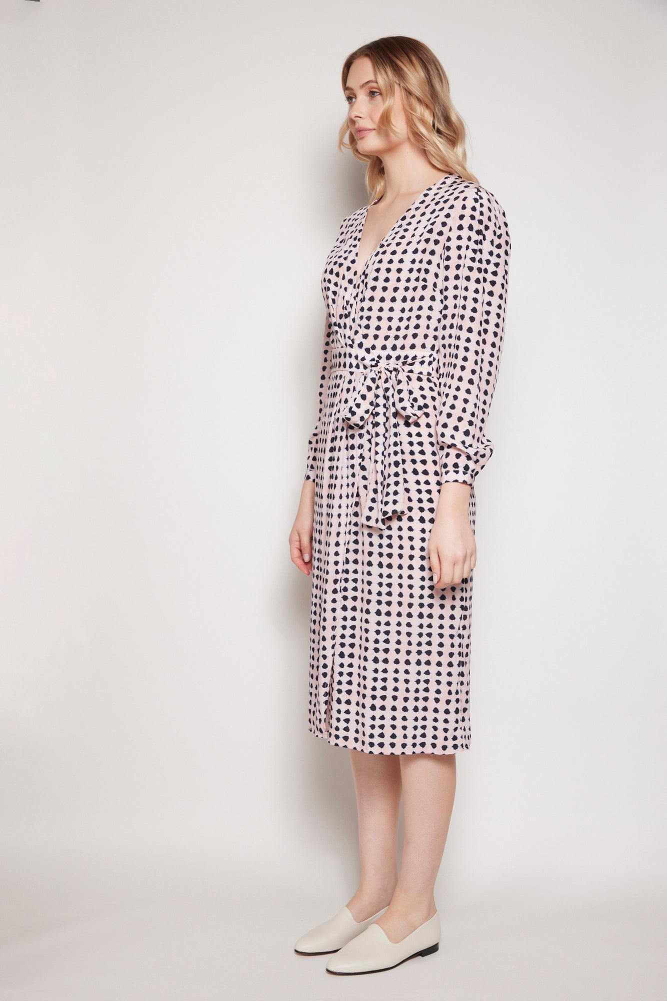 Kylie Silk Wrap Dress