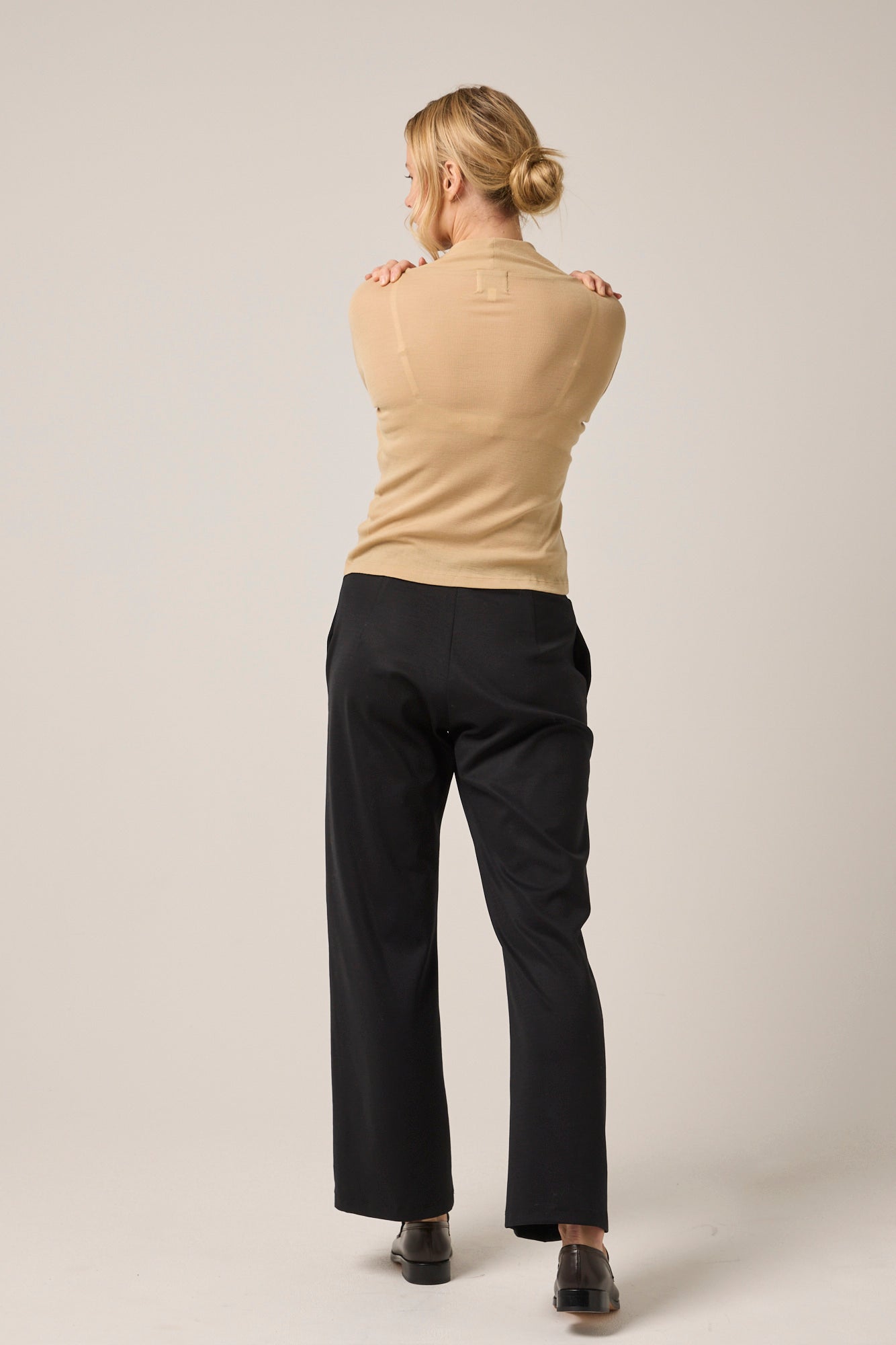 Mandalay Merino Wool Long Sleeve Knit Camel