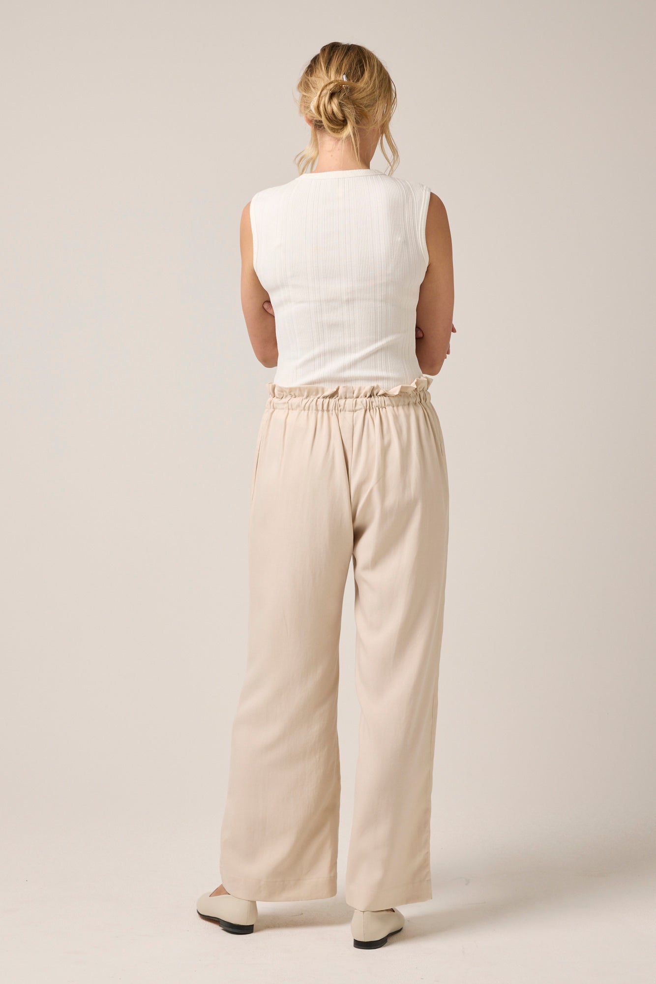 Lynches Drawstring Pant Natural