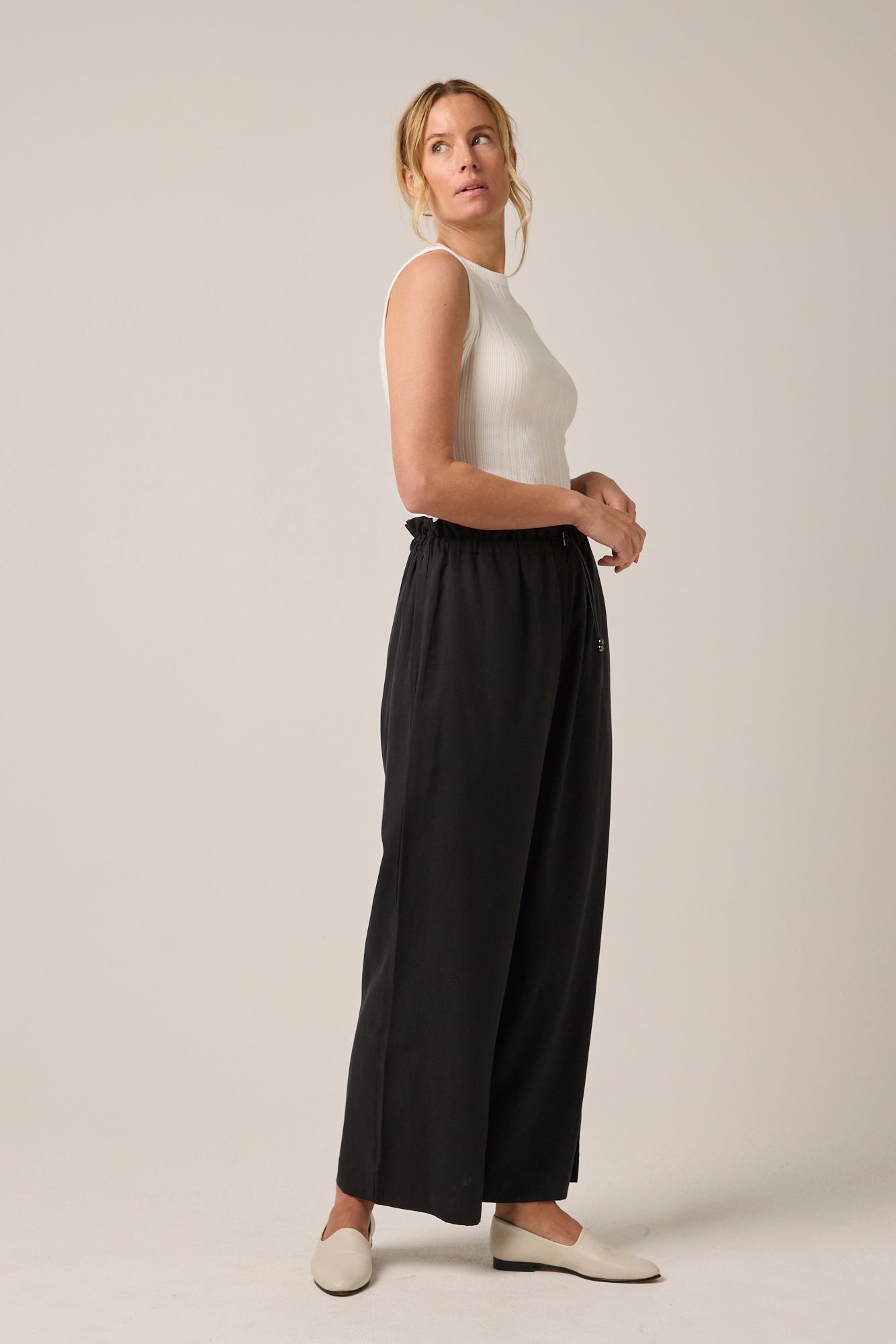 Lynches Drawstring Pant Black Night